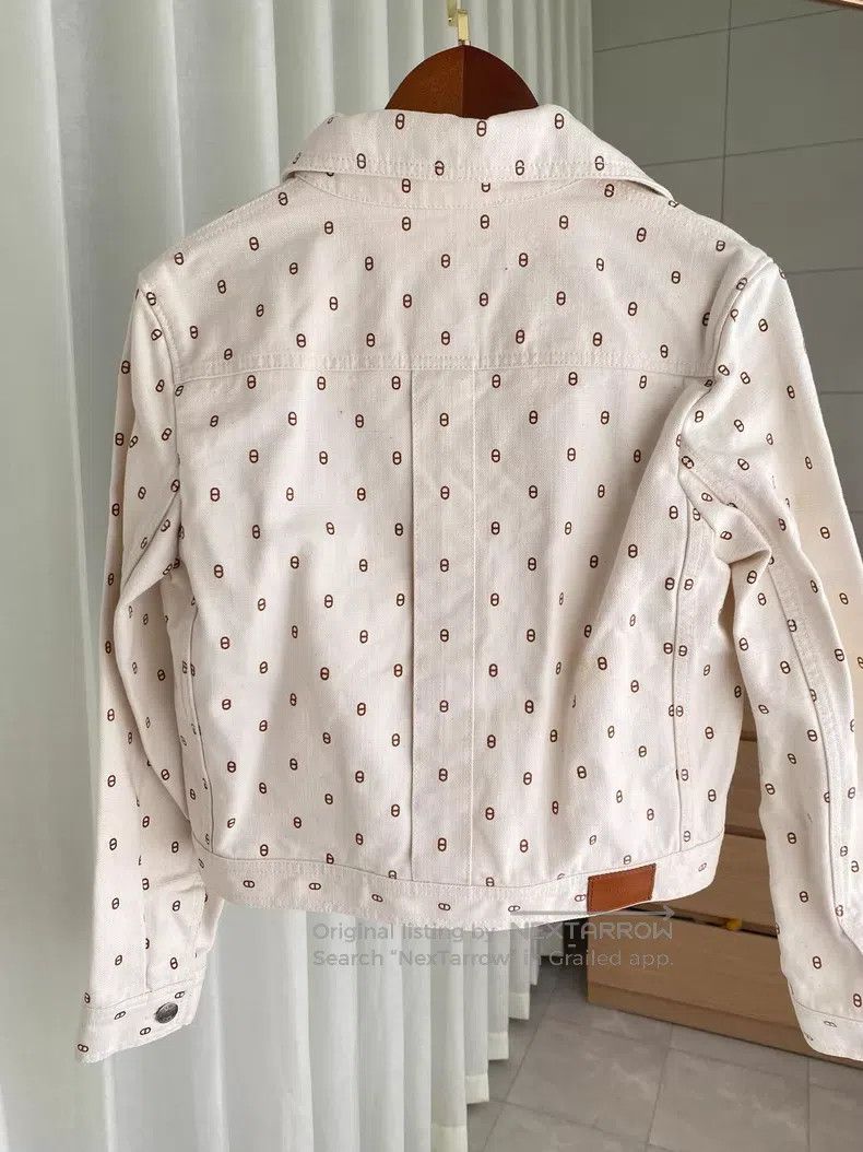 Hermes Hermes Pig Nose All-over Printed Denim Jacket Size XS / US 0-2 / IT 36-38 - 3 Thumbnail