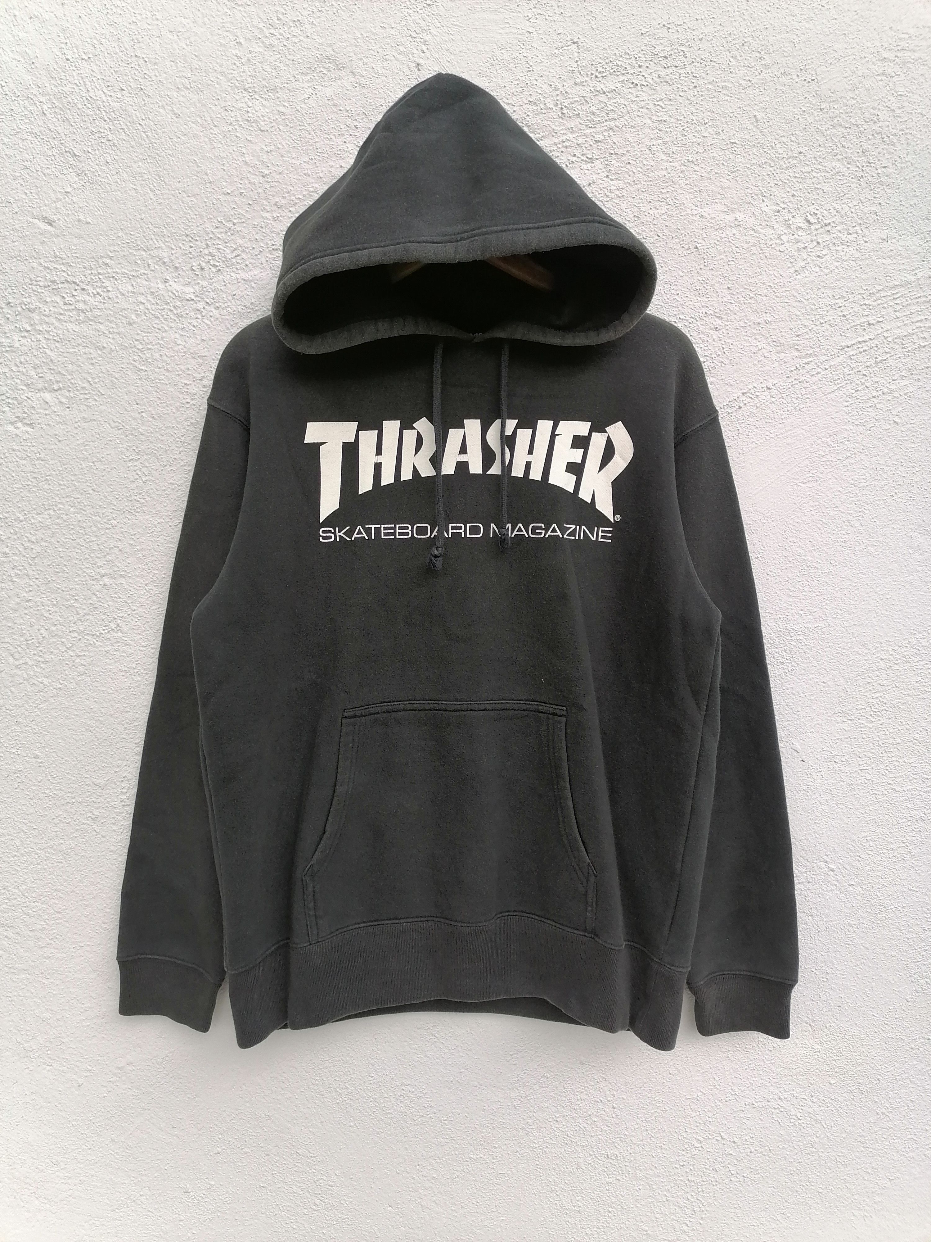 Thrasher × Vintage Thrasher Skateboard Magazine Sun Faded Hoodies Size US L / EU 52-54 / 3 - 1 Thumbnail