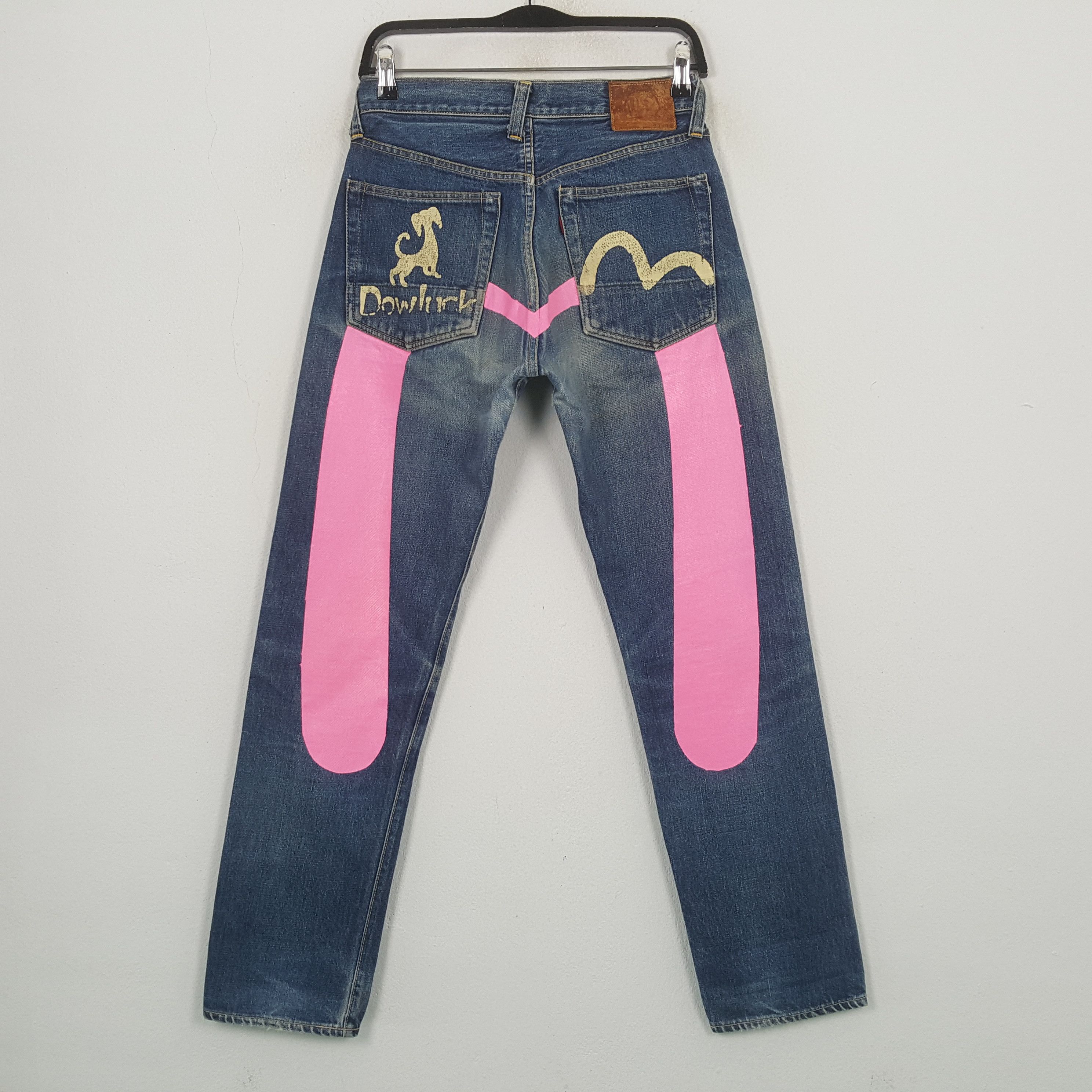 Evisu Evis Japanese Brand Streetwear Custom Daicock Jeans RR28 Size US 28 / EU 44 - 1 Thumbnail