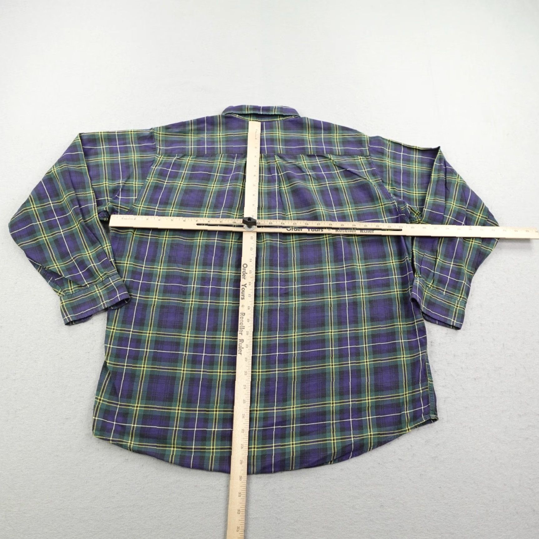 J.Crew VINTAGE J.CREW Long Sleeve Button-Up Shirt L Blue Plaid 90s Outdoor Preppy Mens Size US L / EU 52-54 / 3 - 5 Thumbnail