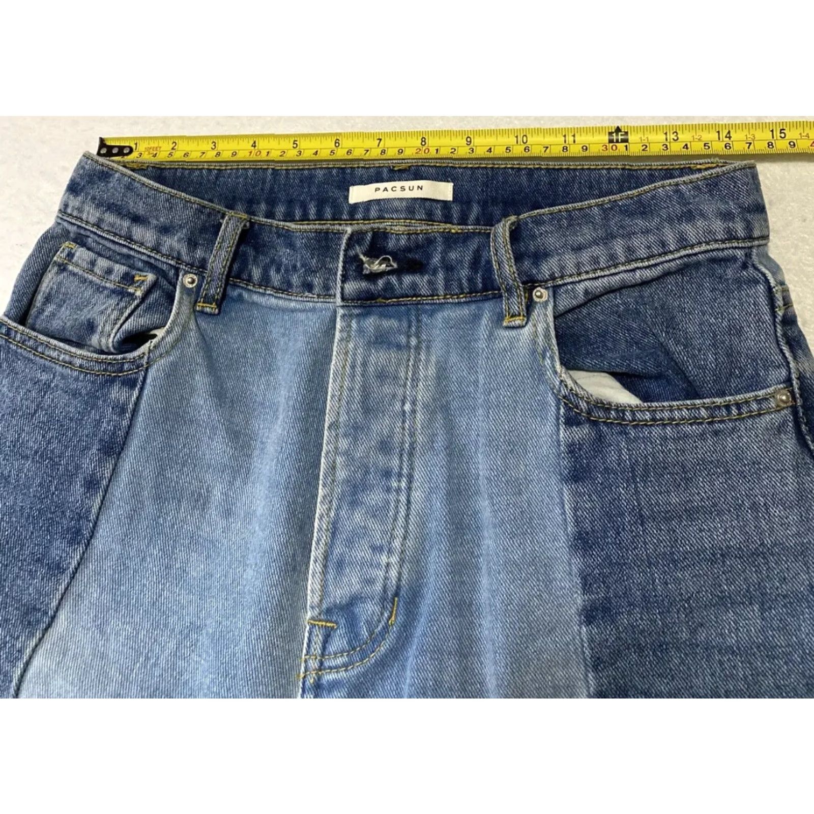 Pacsun Pacsun Jeans Women 30W Blue Denim Mid Wash High Rise 26in Inseam Button Closure Size 30" / US 8 / IT 44 - 5 Thumbnail