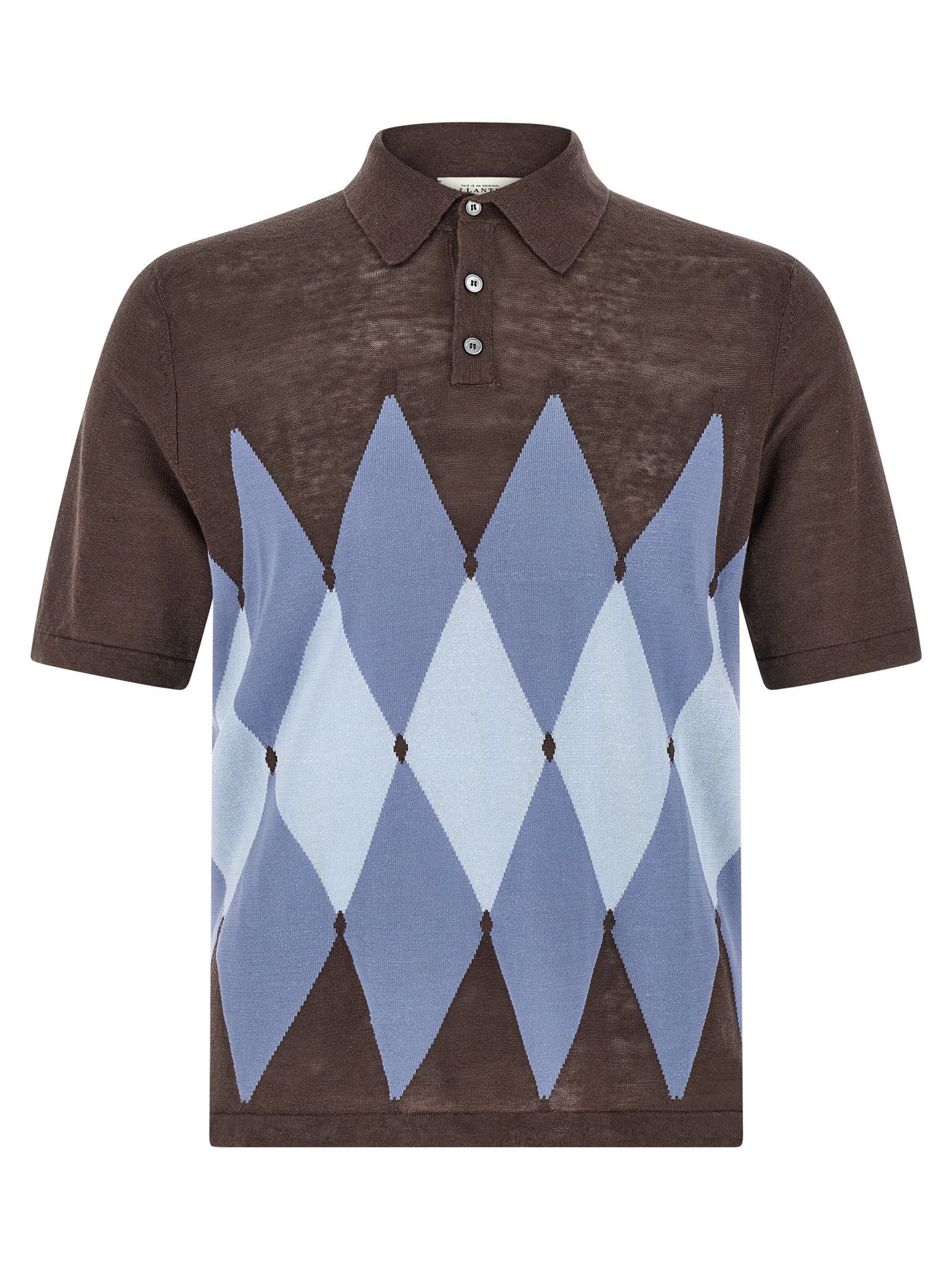 Ballantyne Polo Argyle Size US M / EU 48-50 / 2 - 1 Thumbnail