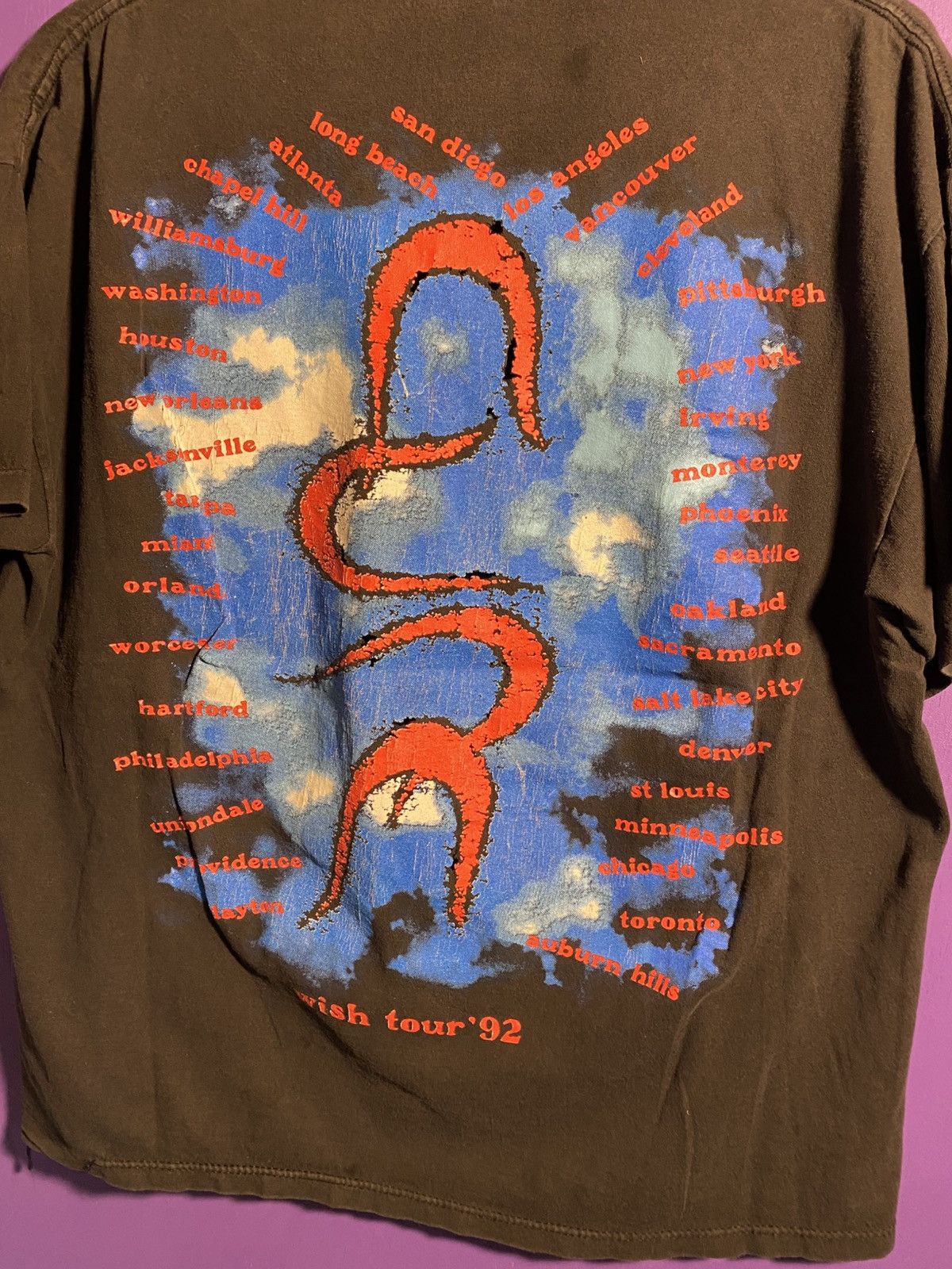 Band Tees Vintage 1992 The Cure wish tour t-shirt Size US XL / EU 56 / 4 - 3 Thumbnail