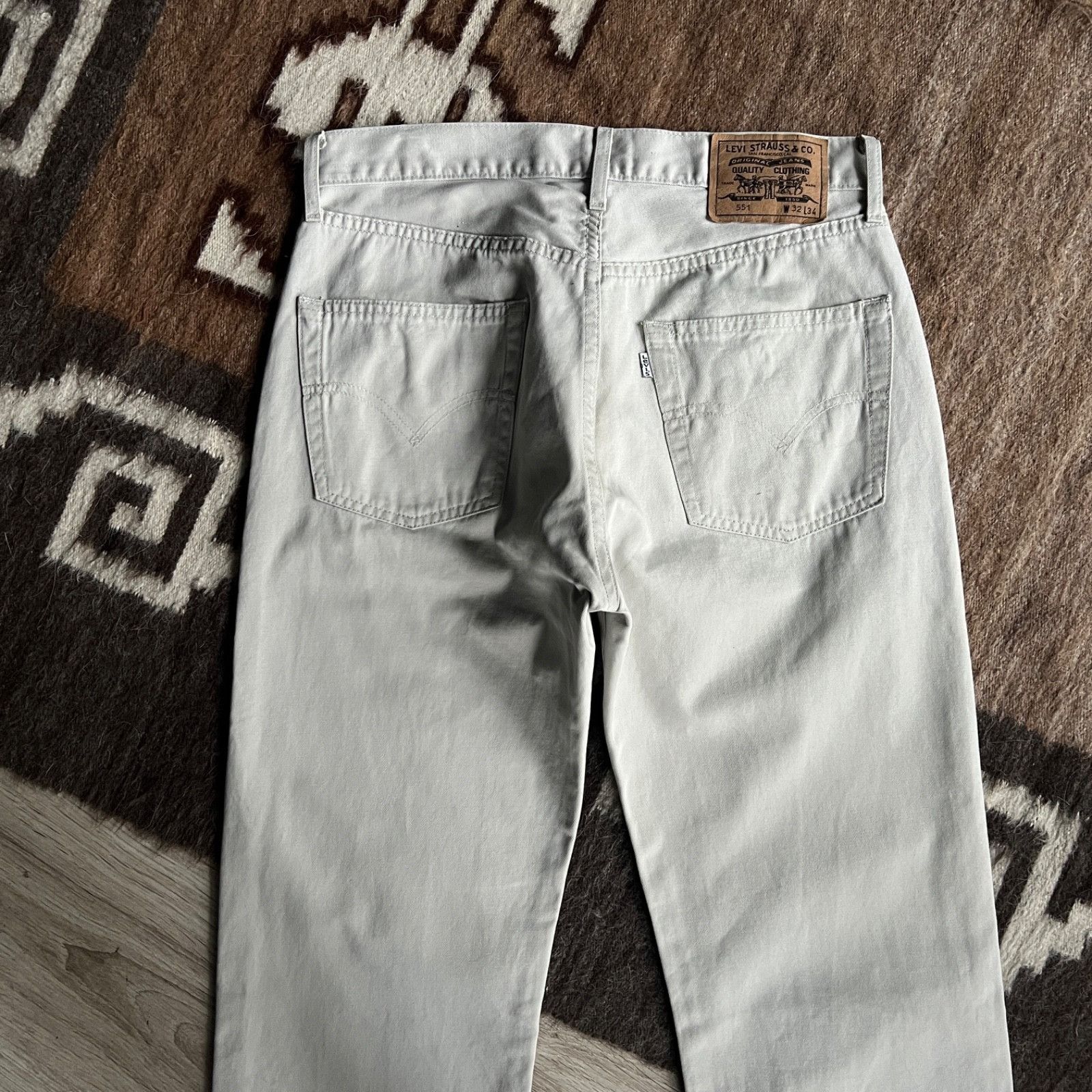 Levi's Levi's 551 White Tab Vintage Pants 9826AC Size US 31 - 1 Thumbnail