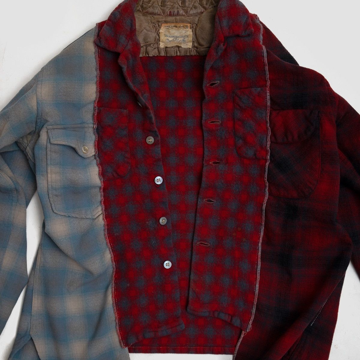 Takahiromiyashita The Soloist. Chippewa One-Off Remake Flannel Shirt Size US S / EU 44-46 / 1 - 3 Thumbnail