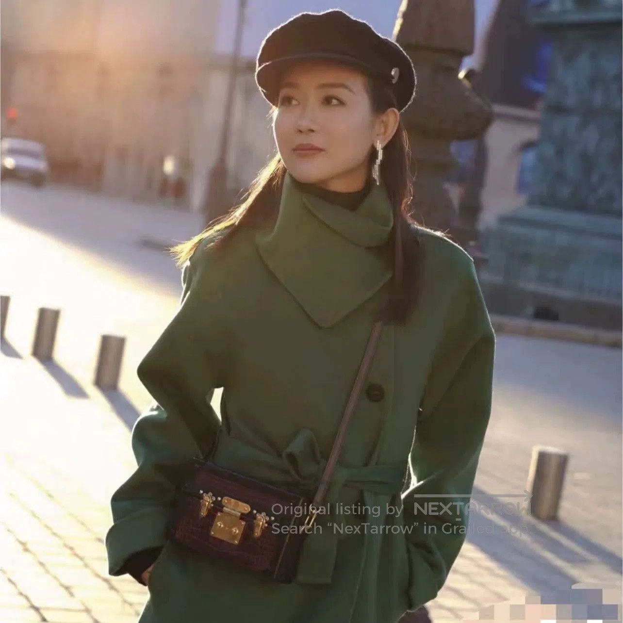 Hermes Hermes 24FW Green Cashmere Long Trench Coat. Size US XS / EU 42 / 0 - 7 Thumbnail