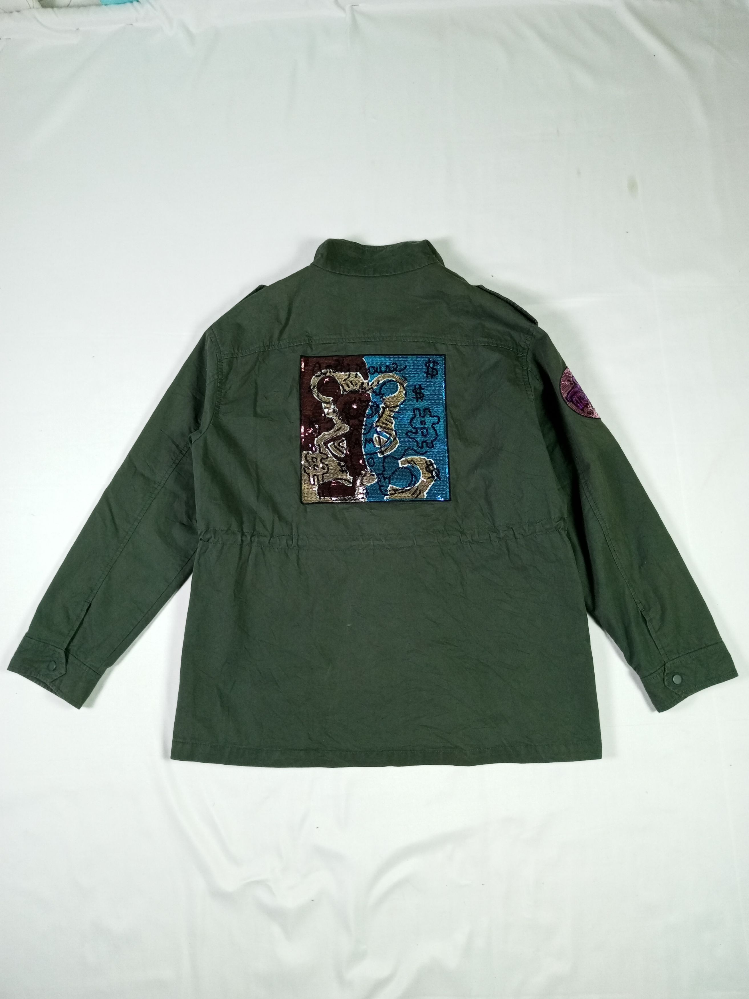 Japanese Brand GGPX X KEITH HARING ANDY MOUSE Parka Jacket Size US M / EU 48-50 / 2 - 18 Thumbnail