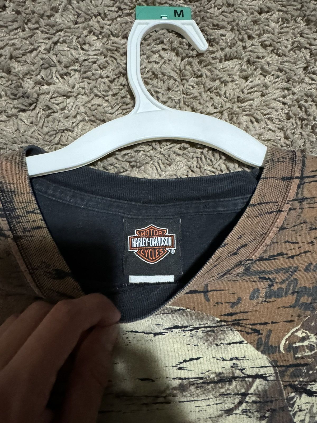 Harley Davidson × Vintage y2k harley shirt Size US L / EU 52-54 / 3 - 2 Thumbnail