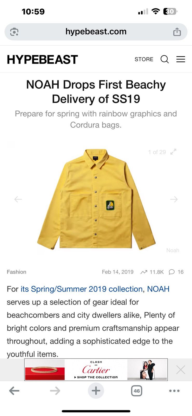 Noah SS19 Noah Boatyard Shirt Jacket Size US L / EU 52-54 / 3 - 11 Thumbnail