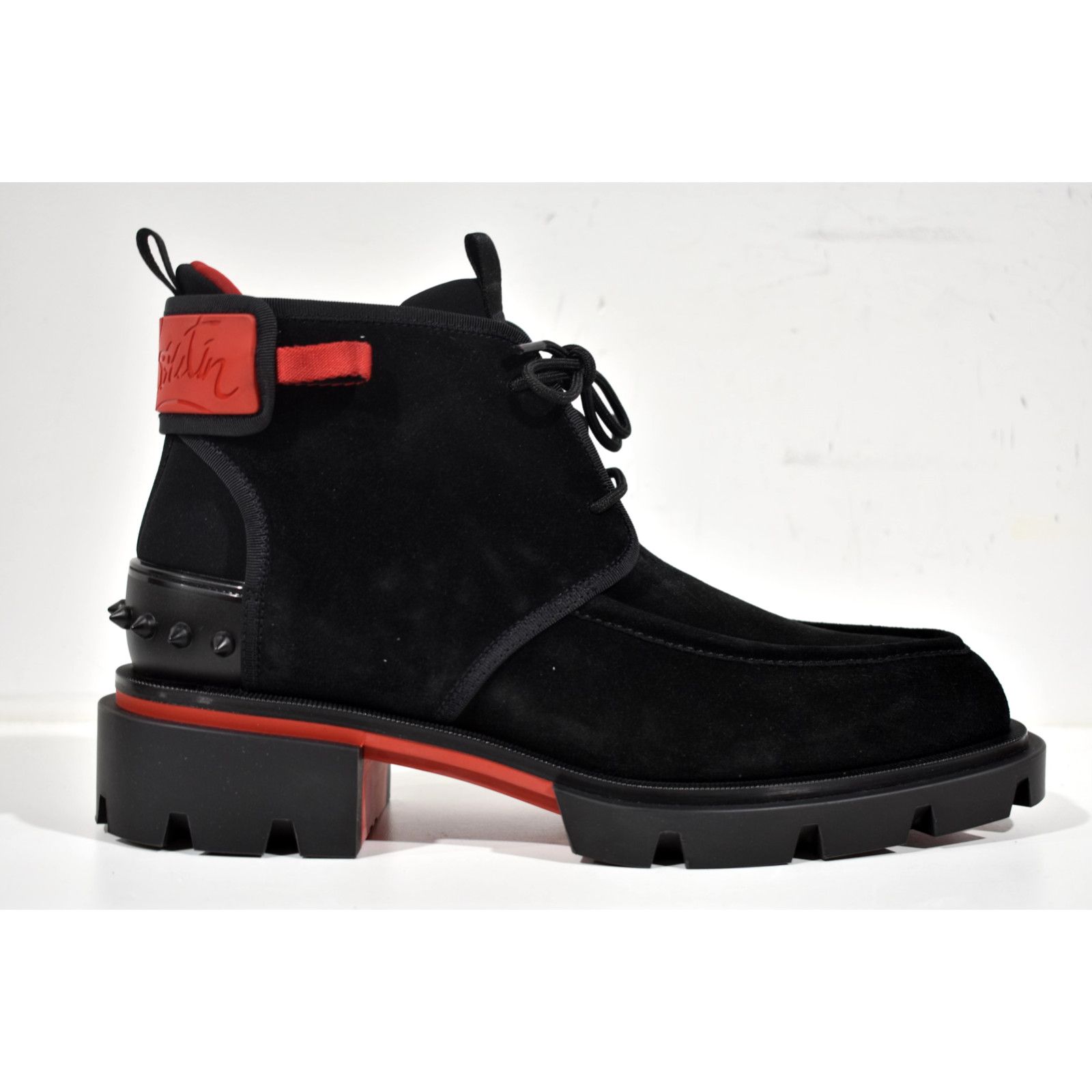 Christian Louboutin Christian Louboutin Mens Suede Combat Lace Up Boot 42 9 Size US 9 / EU 42 - 2 Thumbnail