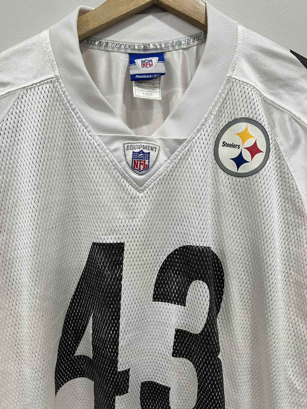 Vintage Reebok Pittsburgh Steelers Polamalu Football jersey Size US XL / EU 56 / 4 - 6 Thumbnail