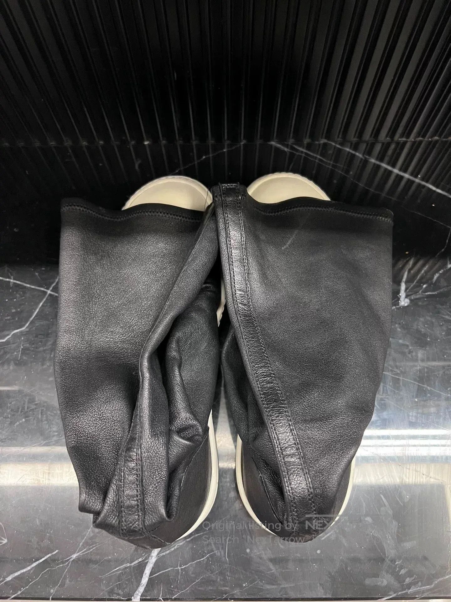 Rick Owens rick owens high top lambskin boots. Size US 10 / EU 43 - 5 Thumbnail