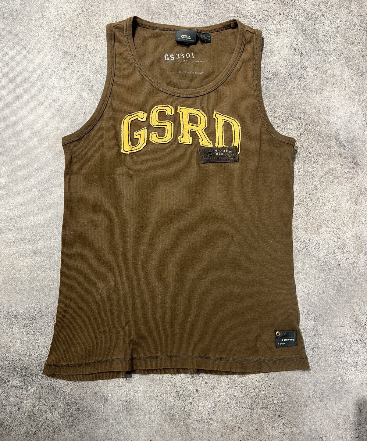 G-Star × Vintage G Star Raw vintage brown tank top Size US S / EU 44-46 / 1 - 2 Thumbnail