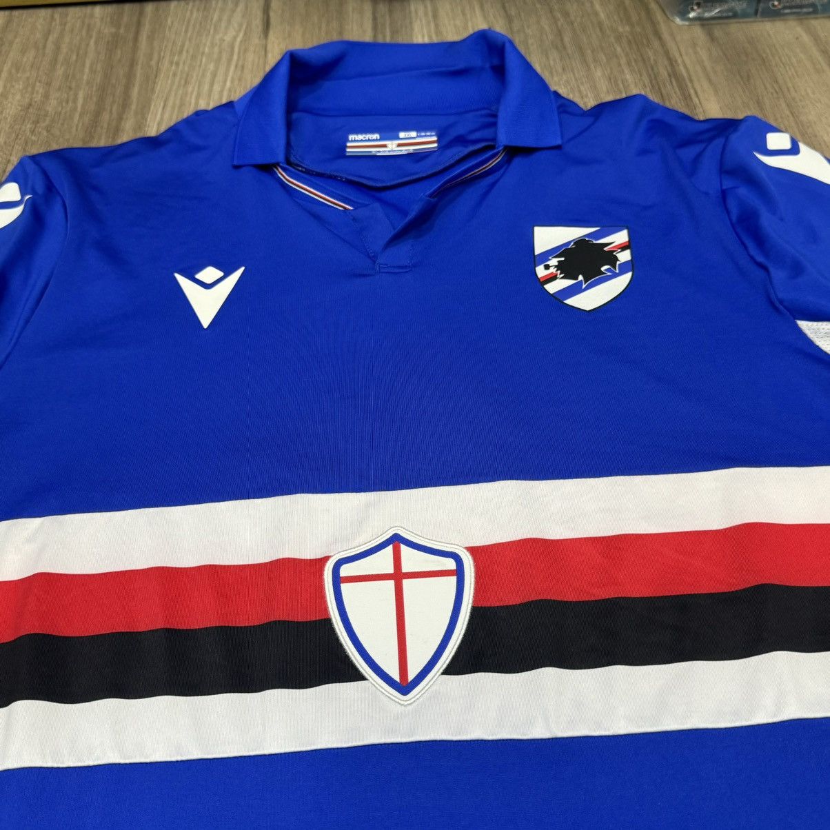 Macron Sampdoria 20/21 home shirt Size US XL / EU 56 / 4 - 3 Thumbnail