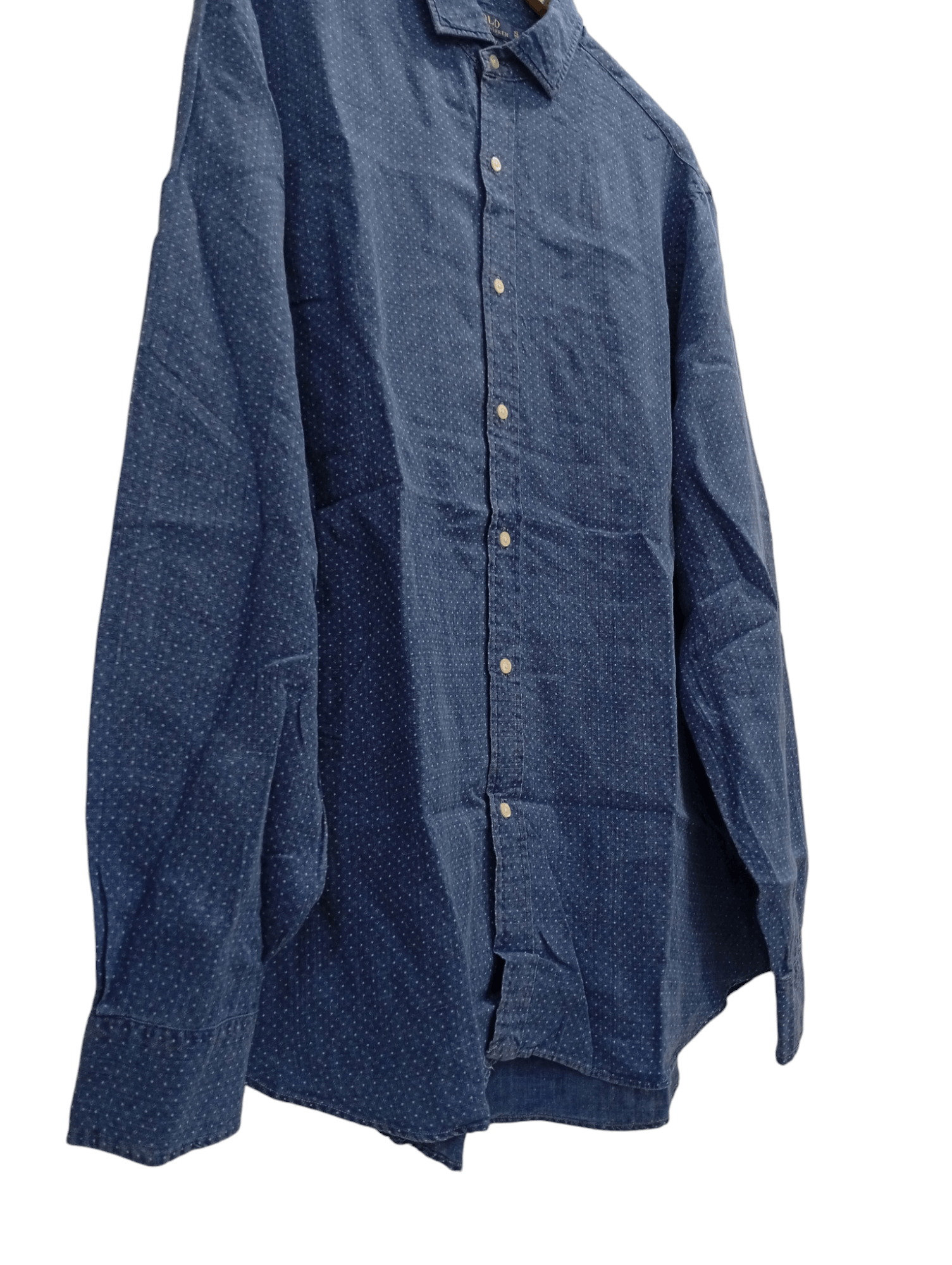 Indigo × Polo Ralph Lauren 🔥🔥Polo Ralph Lauren Indigo LS Shirt Size US XL / EU 56 / 4 - 6 Thumbnail