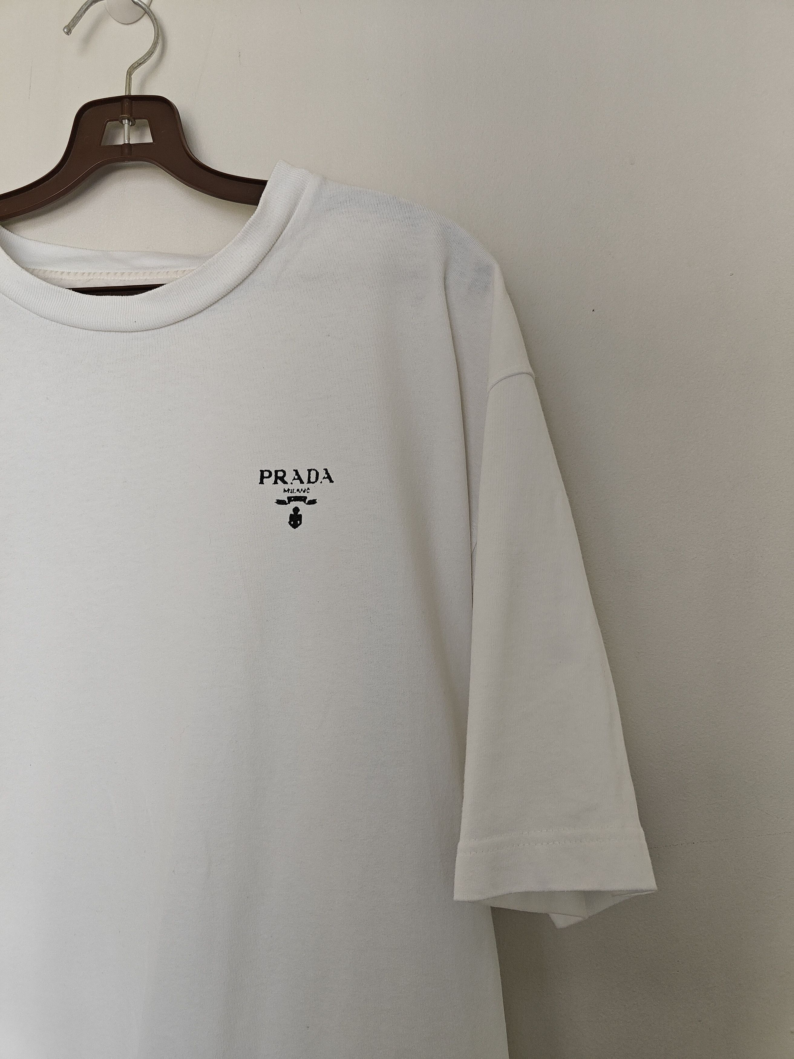 Prada Jersey and Re-Nylon T-Shirt Size US L / EU 52-54 / 3 - 2 Thumbnail