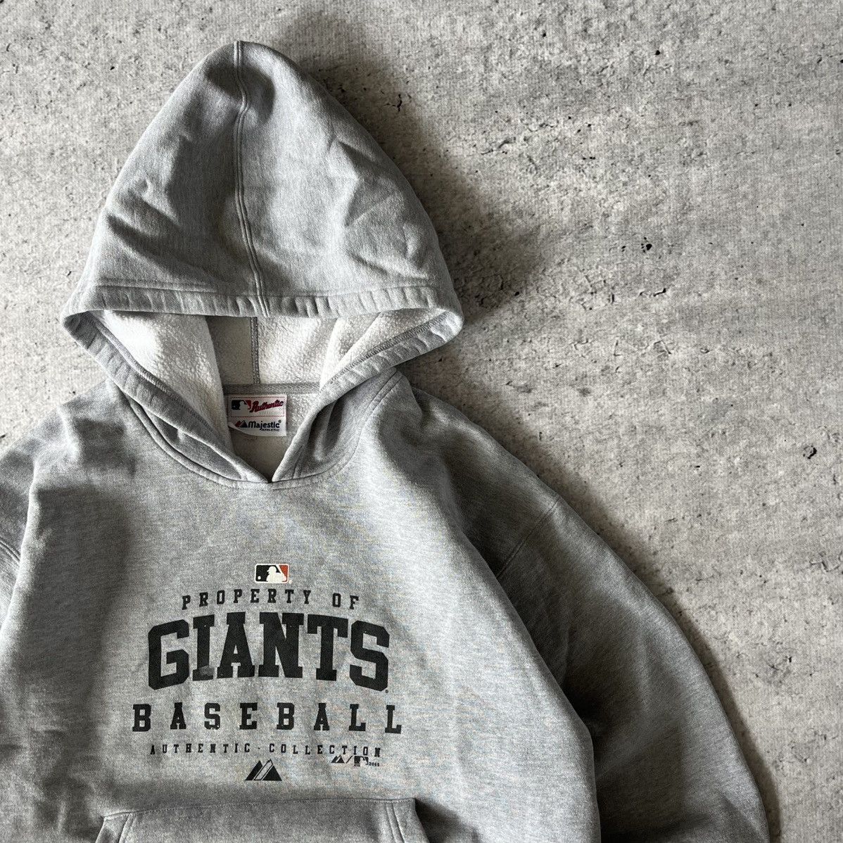 Majestic × NFL Vintage Majestic Giants hoodie XL 2005 00s paint splatter Size US XL / EU 56 / 4 - 3 Thumbnail