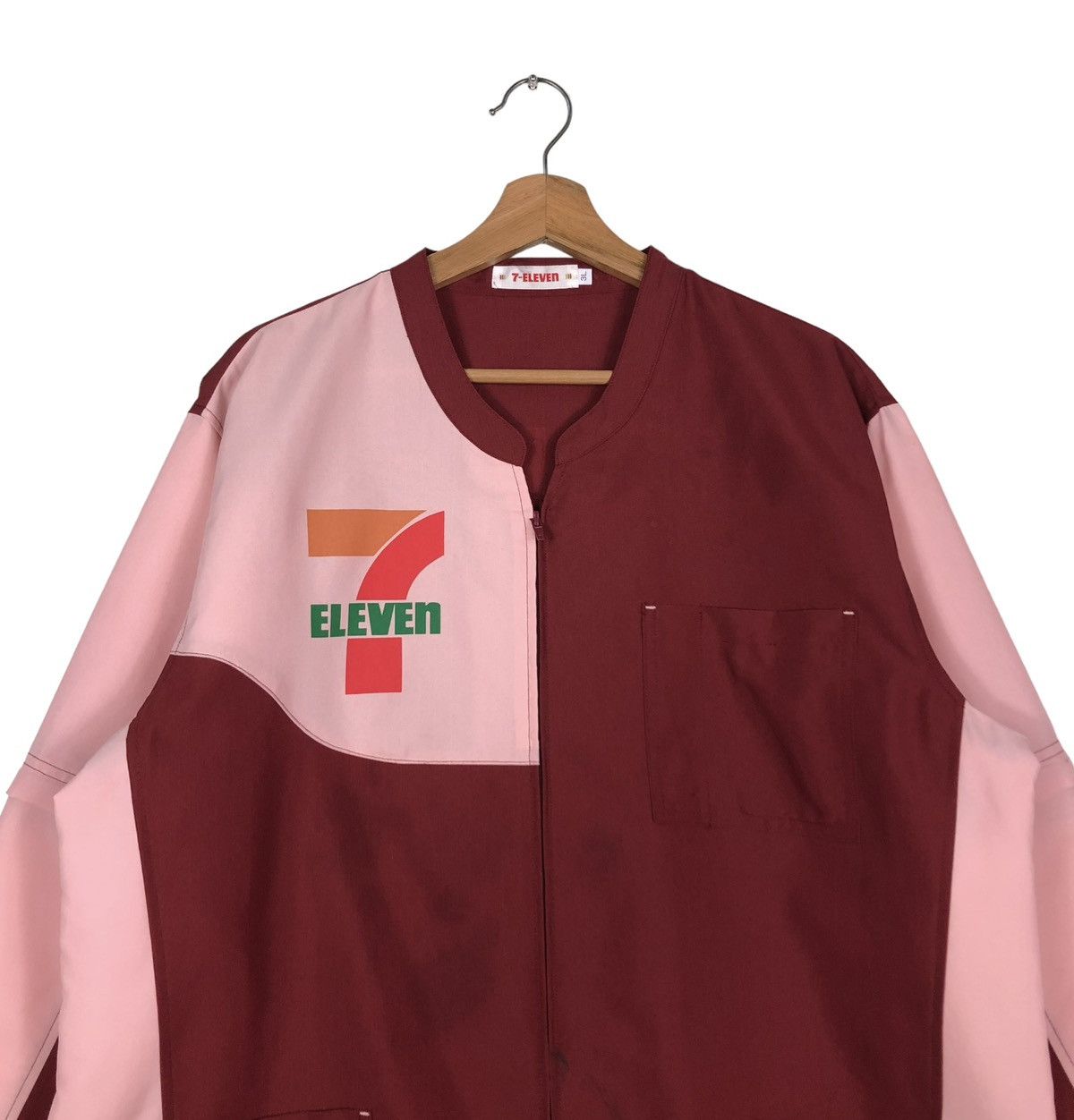 Japanese Brand 🔥VINTAGE WORK JACKET 7-ELEVEN BIG LOGO SPELL OUT Size US M / EU 48-50 / 2 - 3 Thumbnail
