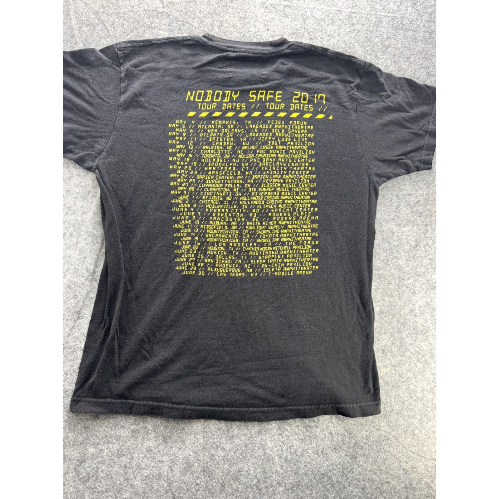 Vintage Freebandz Shirt Mens Large Black 2017 Nobody Safe Tour Concert Rap Tee Size US L / EU 52-54 / 3 - 3 Thumbnail