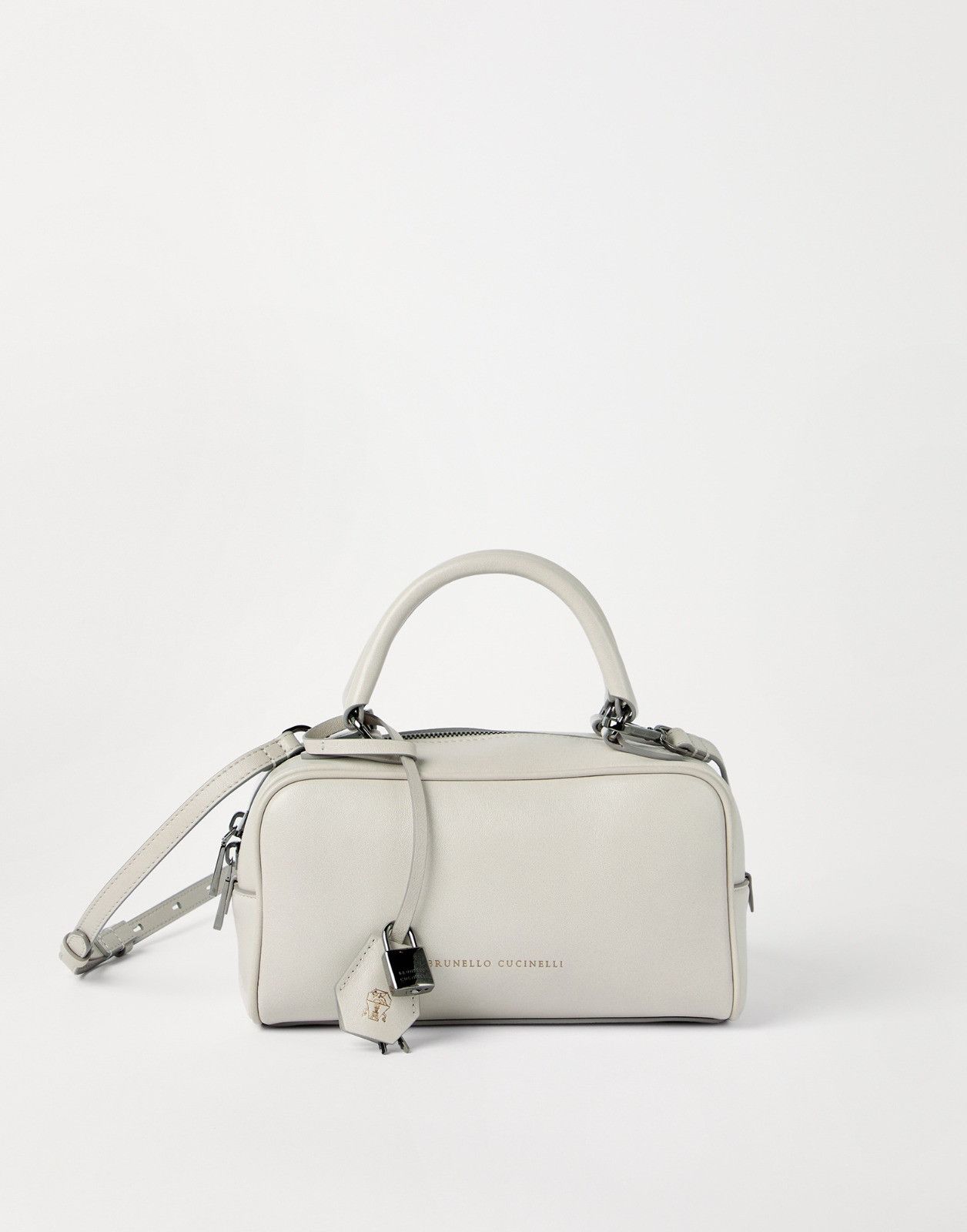 Brunello Cucinelli o1la1rc1a0326 Size: OS / Shoulder Strap Bag in White Size ONE SIZE - 1 Thumbnail
