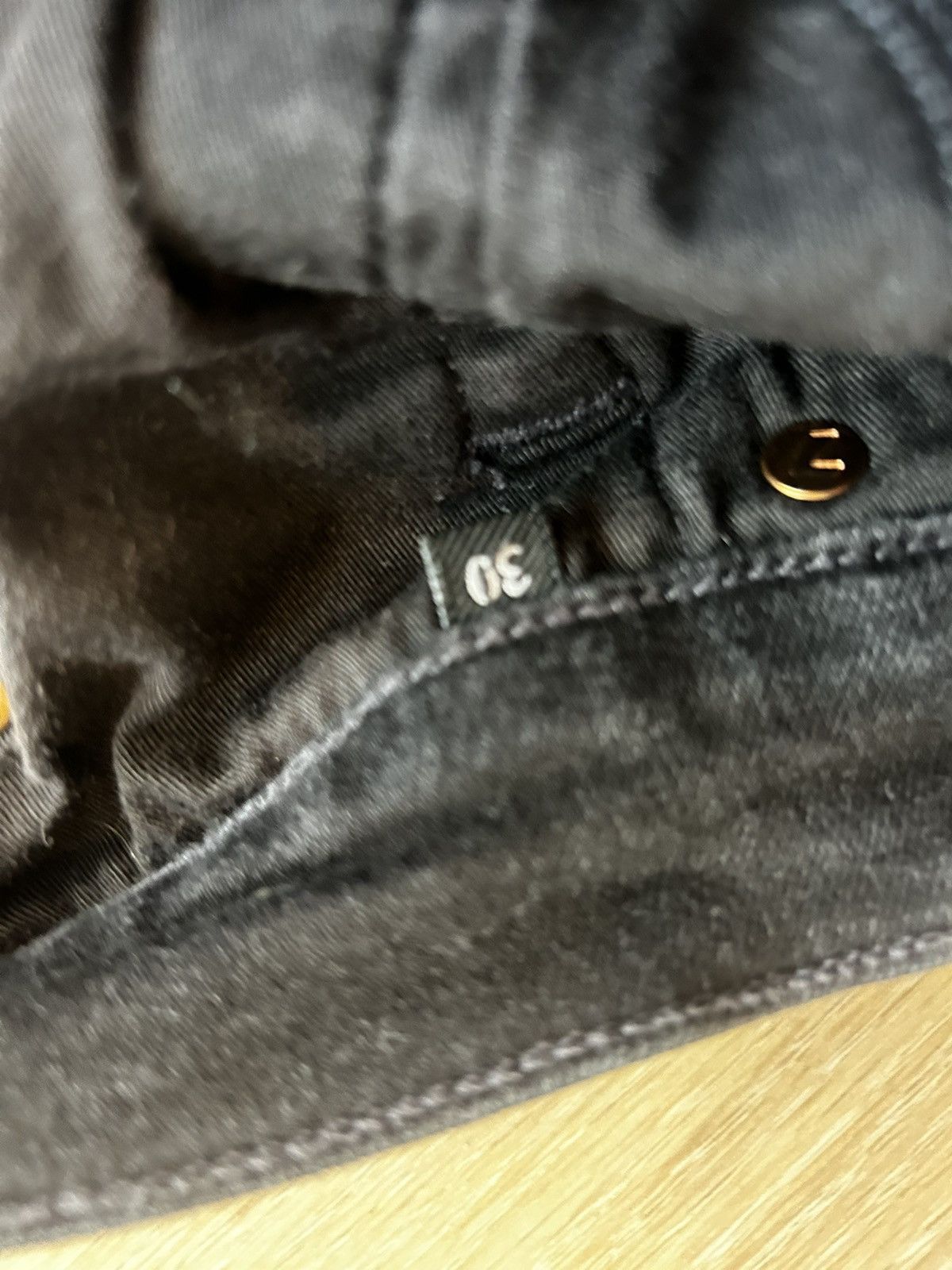 7 For All Mankind 7 For All Mankind Paxtyn Black Skinny Fit Jeans Size US 30 / EU 46 - 5 Thumbnail