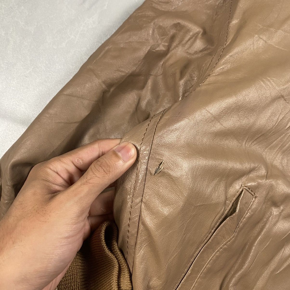 Japanese Brand Vintage 90s Kotobuki Japan Leather Jacket Size M / US 6-8 / IT 42-44 - 4 Thumbnail
