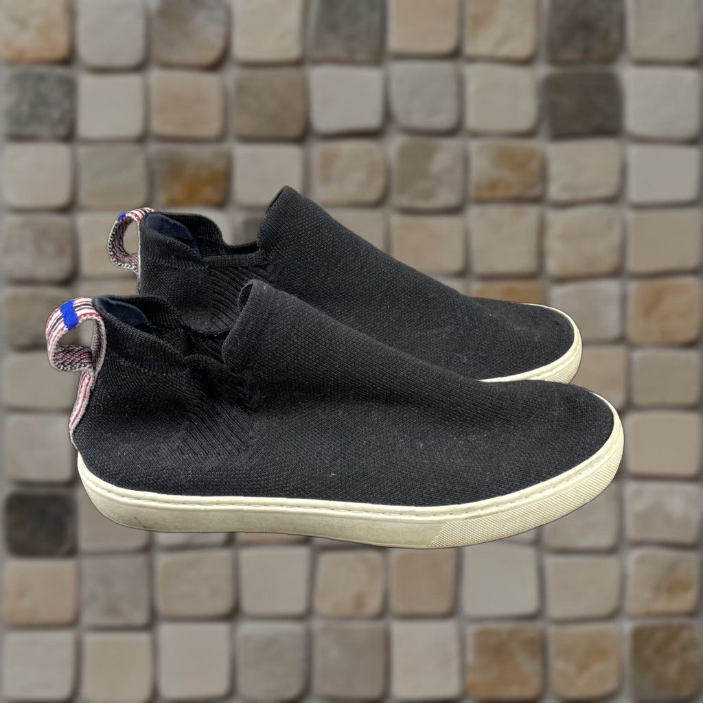 Rothy's VINTAGE Rothy's Chelsea Boots Women Size 9 Black Knit Ankle Casual Outdoor Flat Size US 9 / IT 39 - 1 Thumbnail