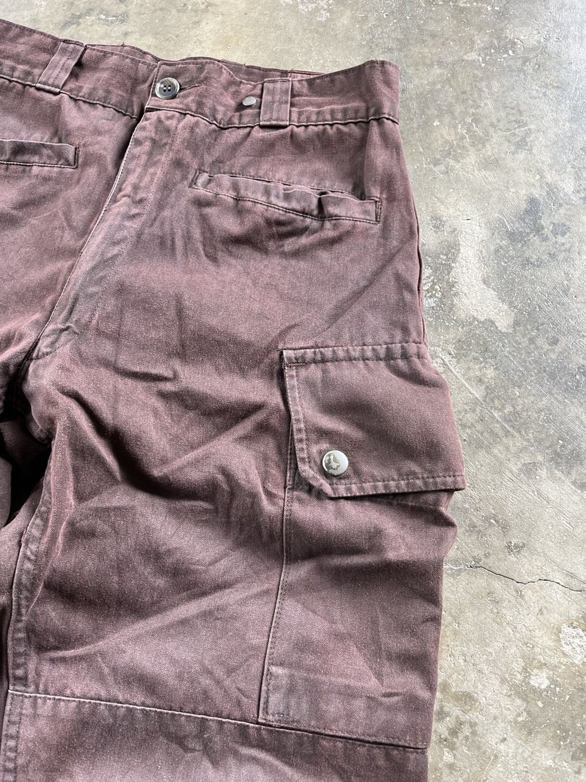 Japanese Brand × Vintage ⚡️RARE⚡️Vintage Bushpants Double Knee Cargo Pants Japan 80s Size US 26 / EU 42 - 3 Thumbnail