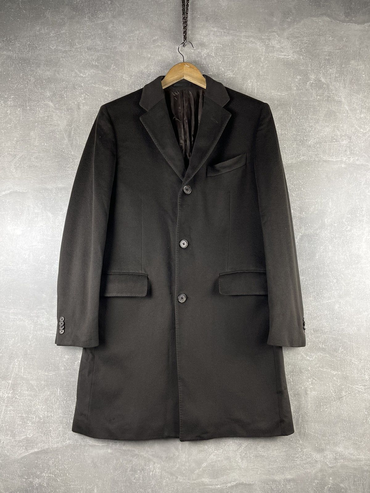 Colombo Colombo for Abital Virgin Wool Overcoat Brown/Green Size US M / EU 48-50 / 2 - 1 Thumbnail
