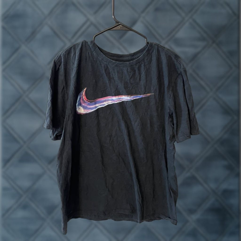 Nike Nike Dri-Fit Shirt T-Shirt XL Black Short Sleeve Crewneck Logo Swoosh Nike Size US XL / EU 56 / 4 - 1 Thumbnail