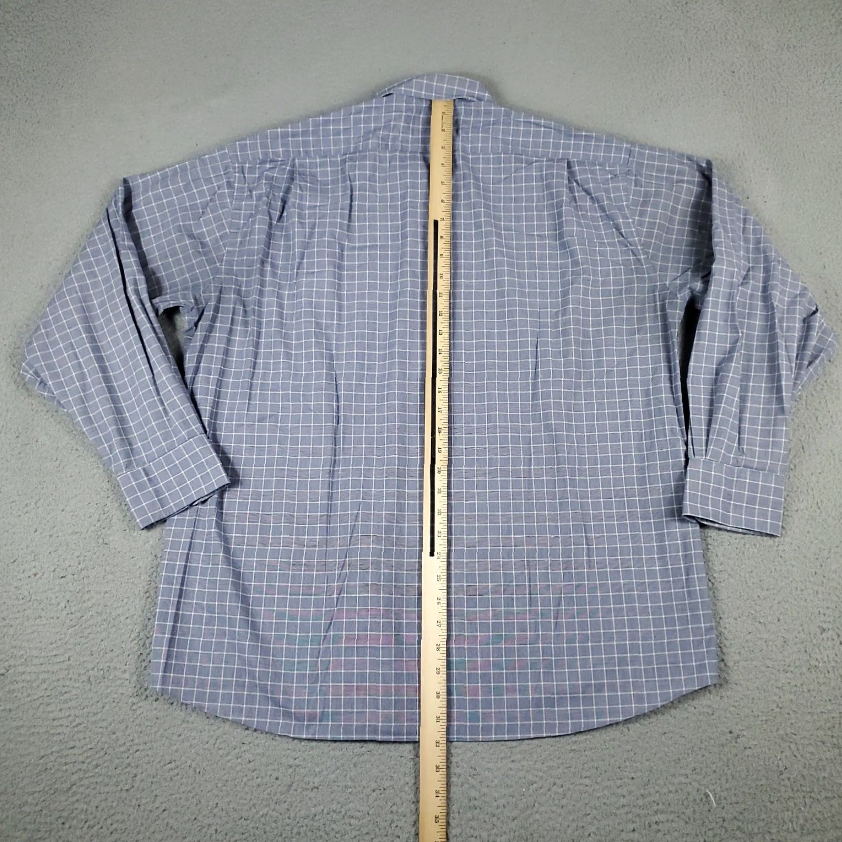 Tommy Hilfiger Tommy Hilfiger Shirt Mens XL Blue Plaid Button-Up Long Sleeve Casual Modern Preppy Workwear Mens XL Blue Plaid Button-Down Shirt Size US XL / EU 56 / 4 - 4 Thumbnail