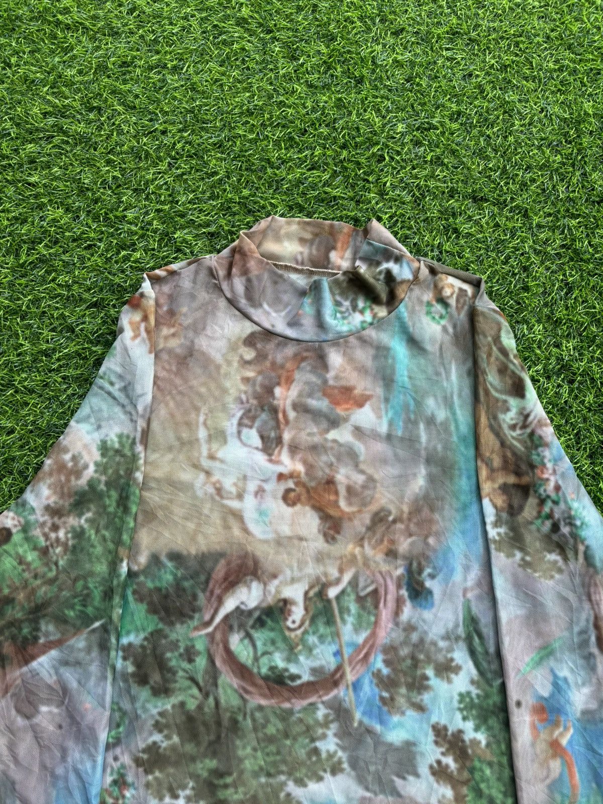 Jean Paul Gaultier Y2k Dazy JPG Style Longsleeve Size L / US 10 / IT 46 - 2 Thumbnail