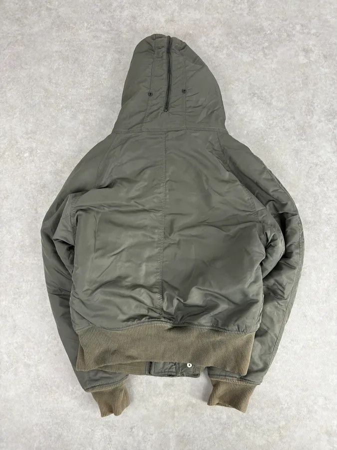 Polo Ralph Lauren 2010s Ralph Lauren Green Aviator Detachable Hood Bomber Jacket Size US M / EU 48-50 / 2 - 7 Thumbnail