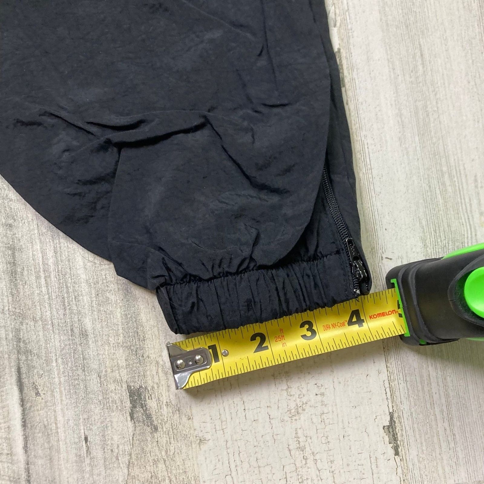 Nike × Vintage Vintage 90s Nike Track Pant Black Joggers Size 36 - 8 Thumbnail