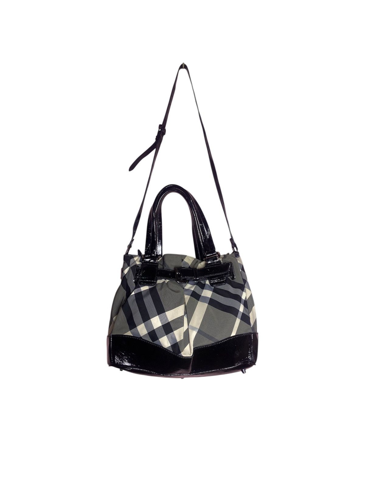 Burberry BURBERRY Bicolor Beat Check Nylon Two Way bag Size ONE SIZE - 4 Thumbnail
