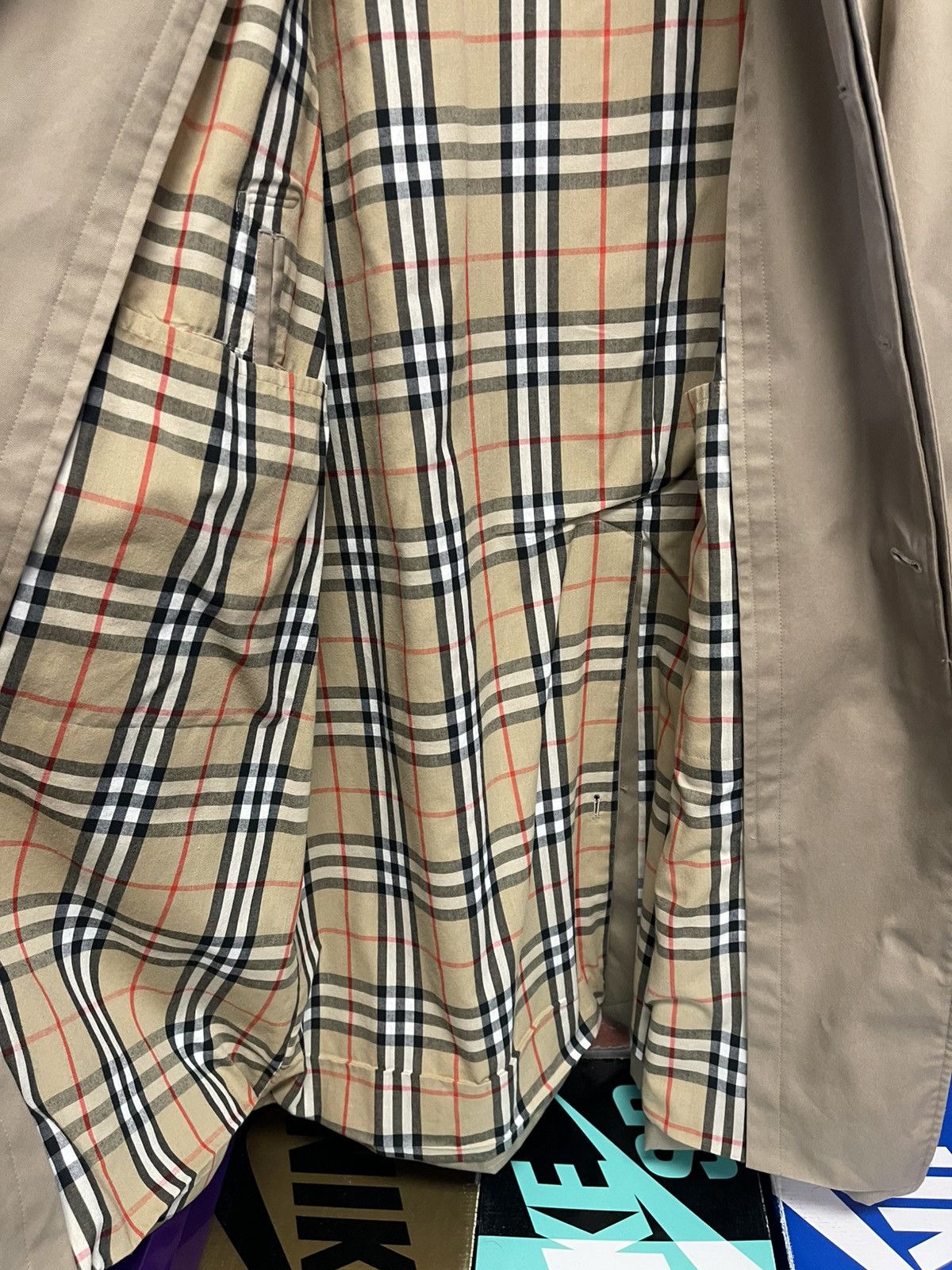 Burberry Size L - Burberry Prorsum Balmac Trench Coat Nova Check Size US L / EU 52-54 / 3 - 7 Thumbnail