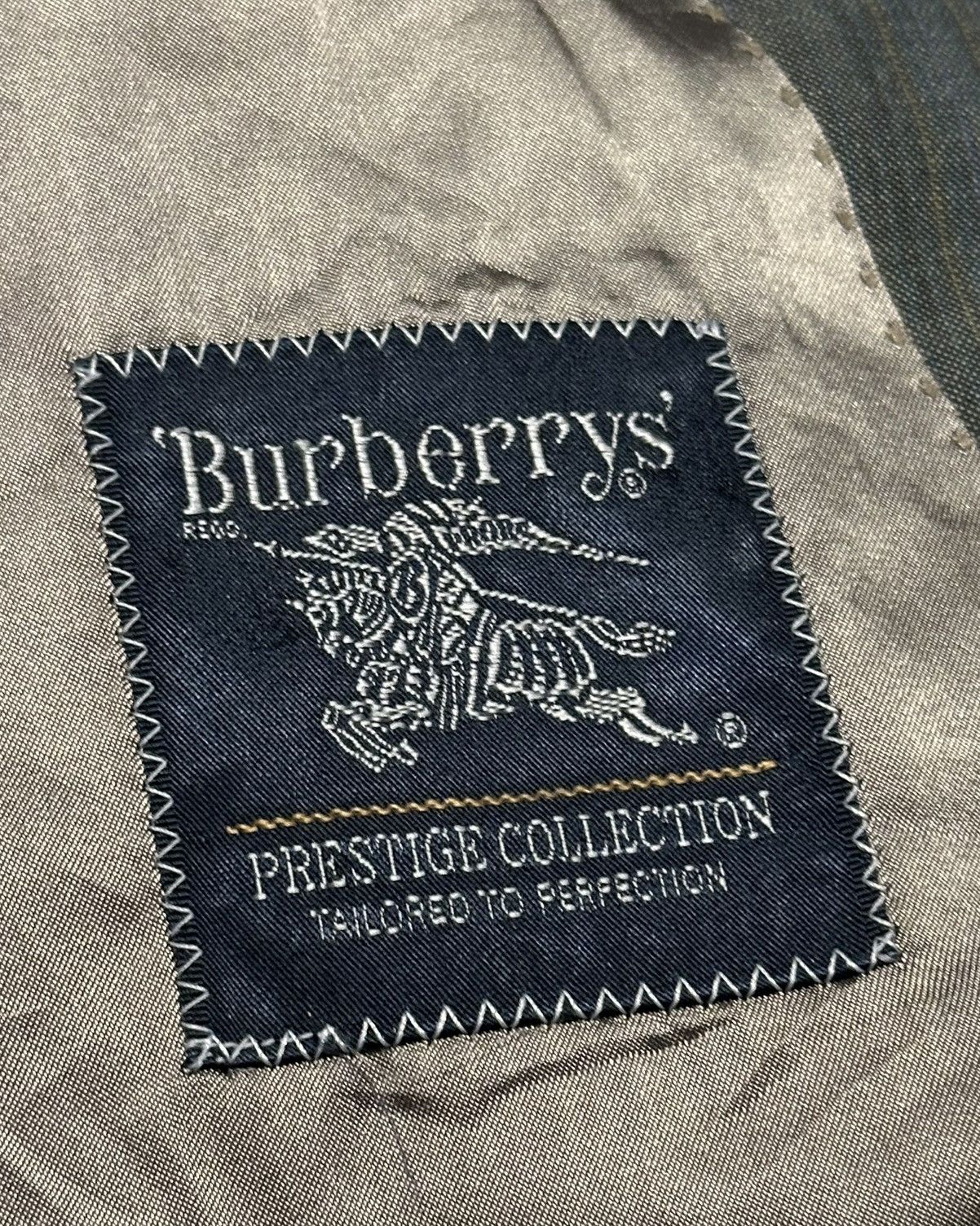 Burberry Vintage Burberrys Wool Mohair Blazer Tailored Jacket Size 40R - 4 Thumbnail