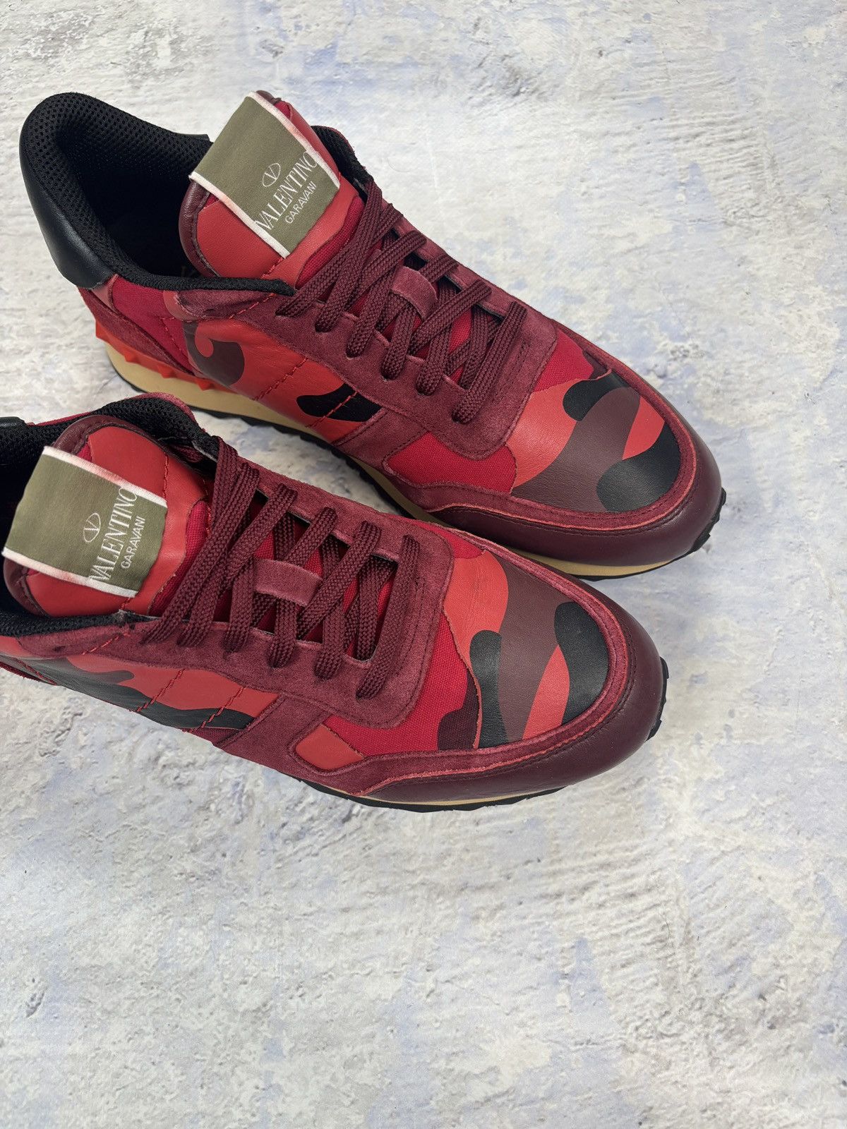 Valentino Valentino rockruners sneakers mens red size 43 Size US 9.5 / EU 42-43 - 13 Thumbnail
