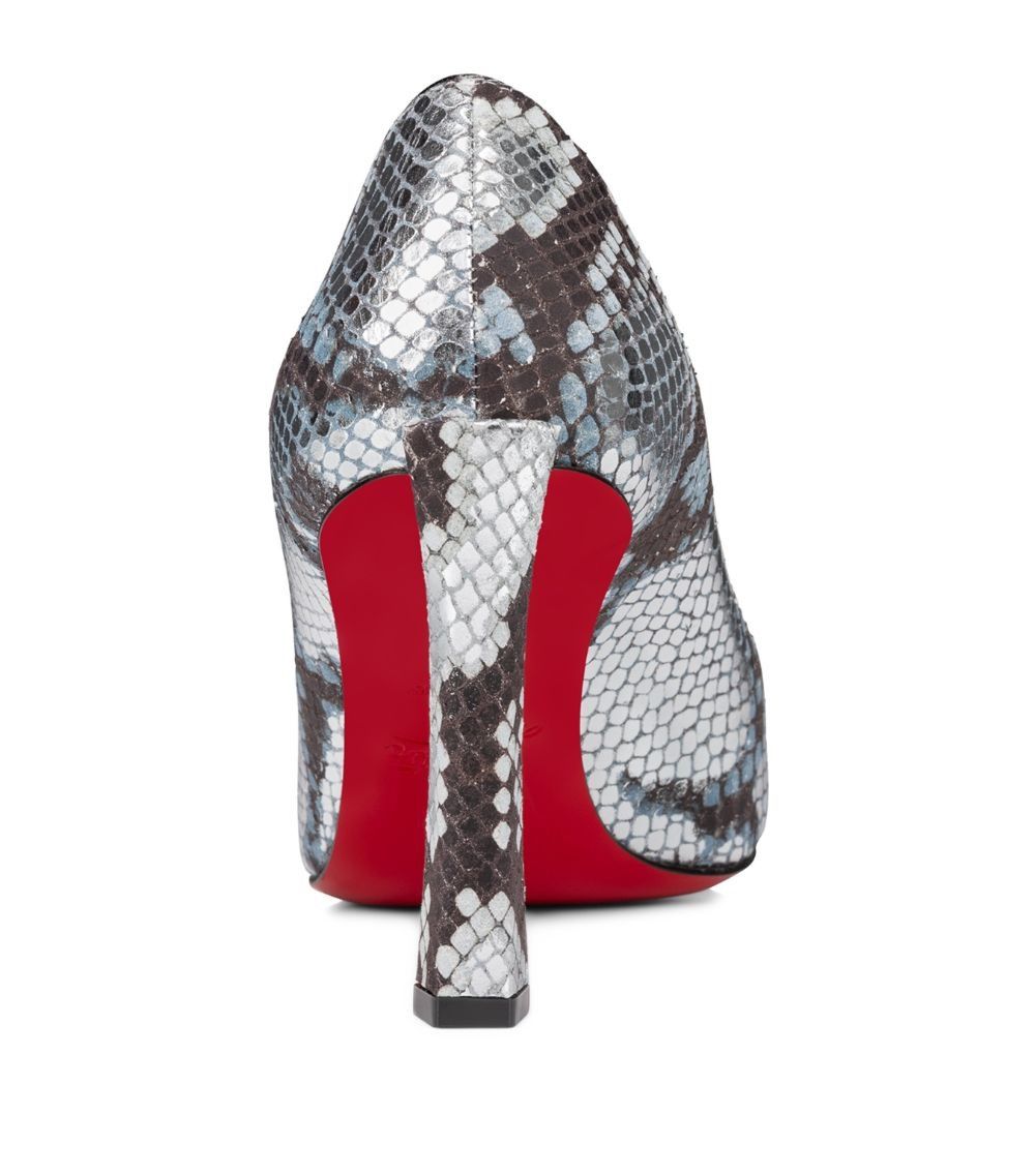 Christian Louboutin o1w1db10425 Pumps in Snake Print Size US 8 / IT 38 - 3 Thumbnail