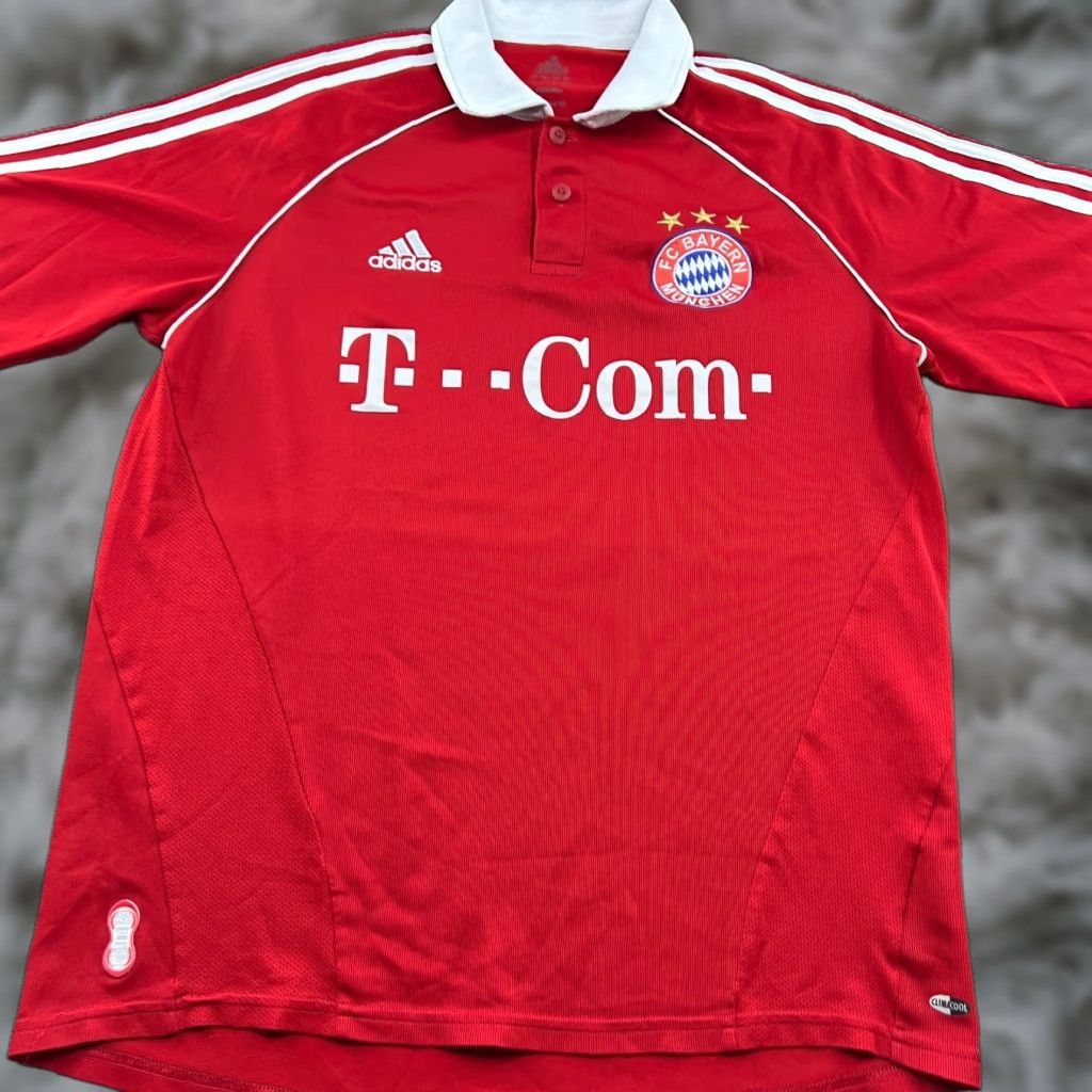 Adidas adidas Bayern Munich 2006 2007 Home Football Jersey Large Shirt Soccer Red Size US L / EU 52-54 / 3 - 1 Thumbnail