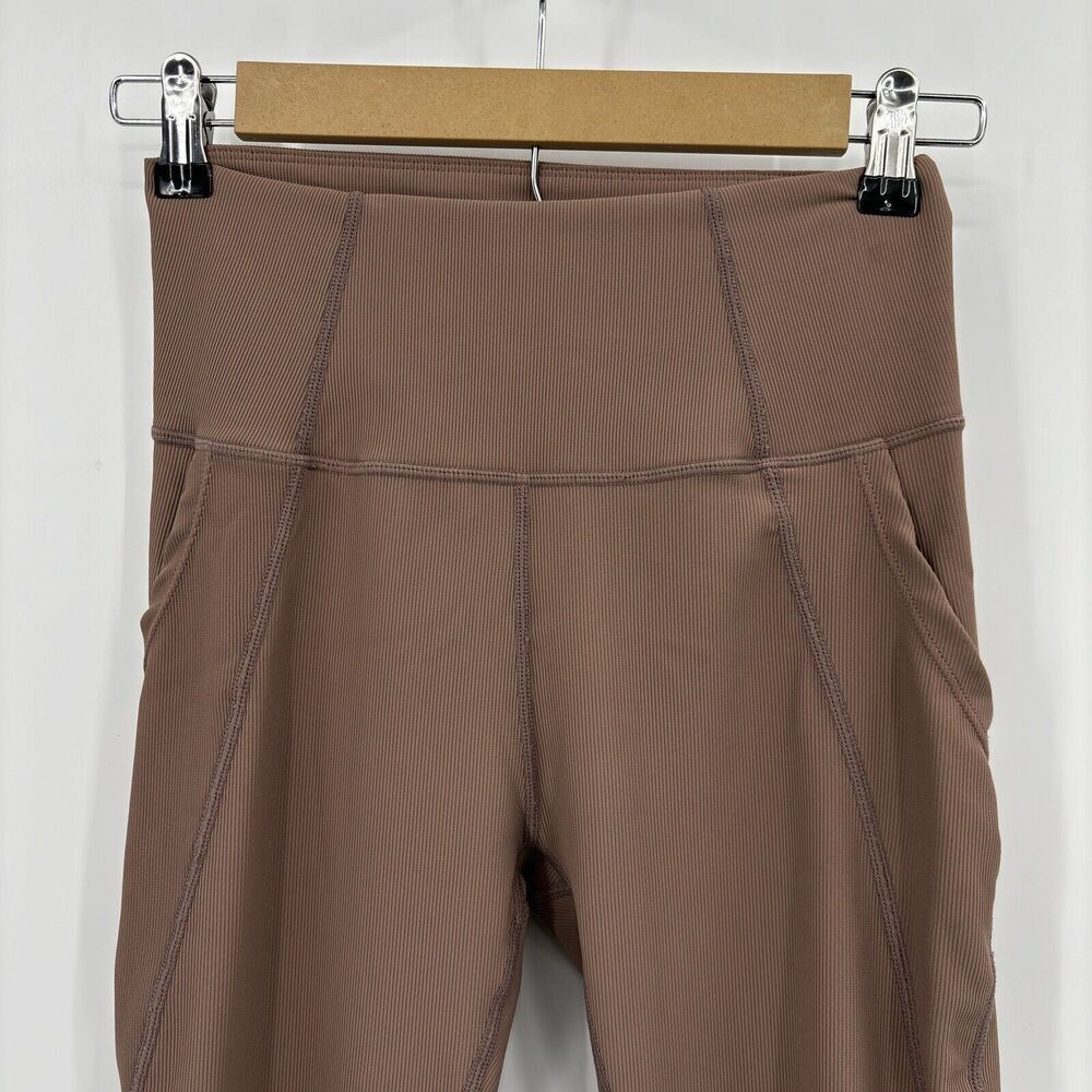 Other Altar'd State Small Brown Workout Yoga Leggings Activewear Pants Performance Size 27" / US 4 / IT 40 - 7 Thumbnail