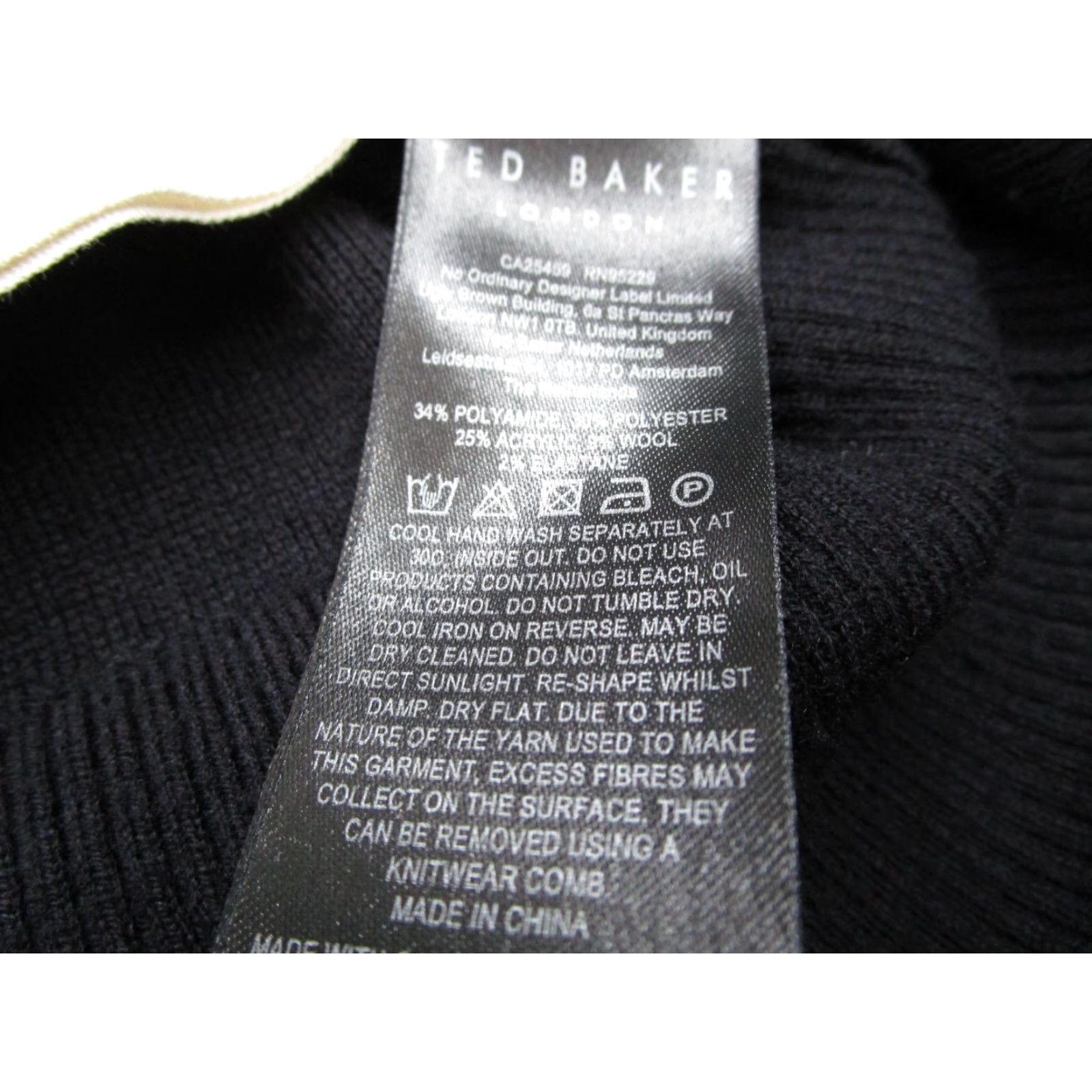 Ted Baker Ted Baker Cardigan Sweater Mens 2XL Blue Embroidered Magnolia Button Up Knit V-Neck Cardigan Size US XXL / EU 58 / 5 - 4 Thumbnail