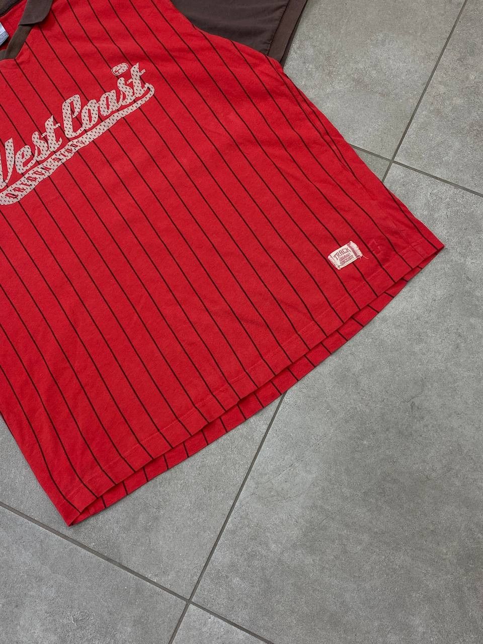 Nike Vintage Nike 2000s West Coast Oregon Striped Baseball Tee Size US XL / EU 56 / 4 - 5 Thumbnail