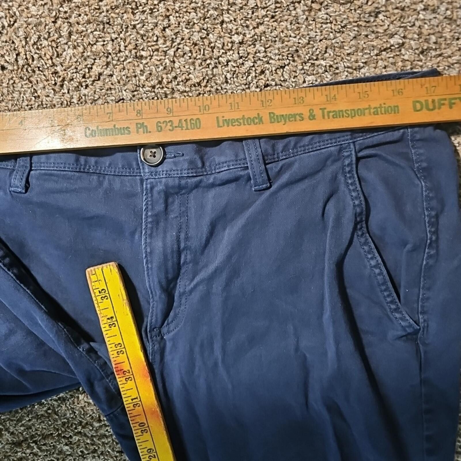 Urban Pipeline Urban Pipeline MaxFlex Slim Straight 30x30 Blue Pants Size US 34 / EU 50 - 4 Thumbnail