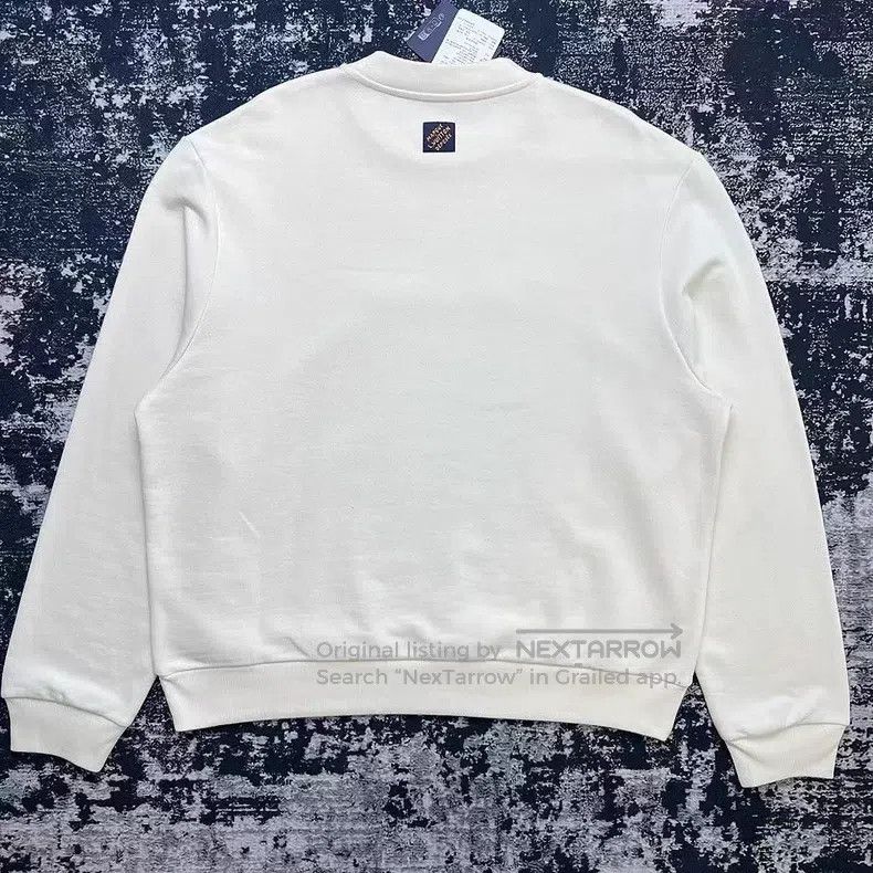 Louis Vuitton Louis Vuitton 25 Latest Cursive Letter logo Sweatshirt Size US XL / EU 56 / 4 - 2 Thumbnail