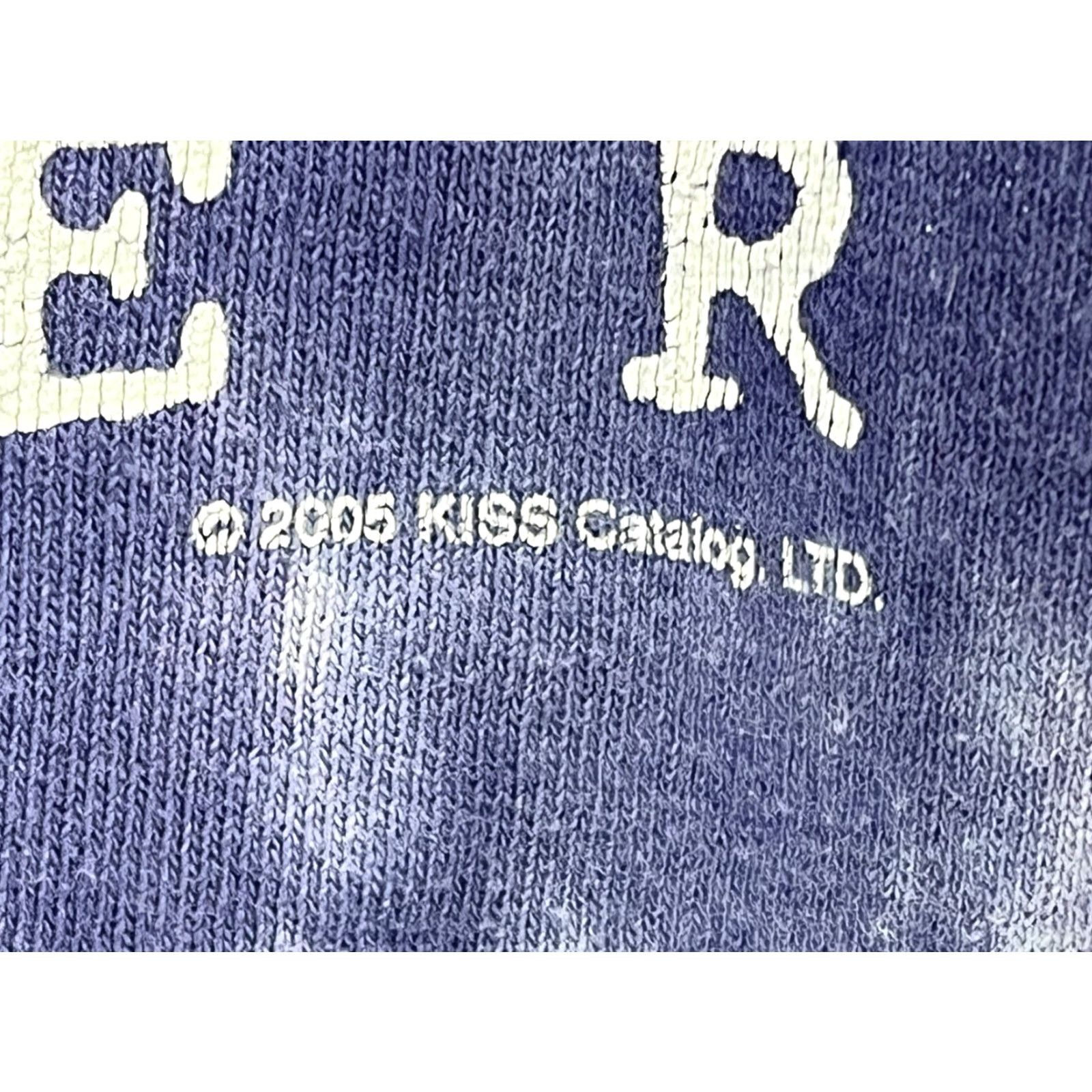 Liquid Blue Liquid Blue KISS Destroyer Tie Dye Shirt XL Purple Black T-Shirt Band Mens Size US XL / EU 56 / 4 - 4 Thumbnail
