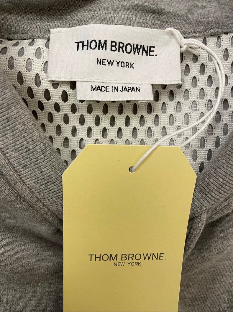 Thom Browne Thom browne High-priced gray stitching nylon zipper jacket Size US M / EU 48-50 / 2 - 6 Thumbnail