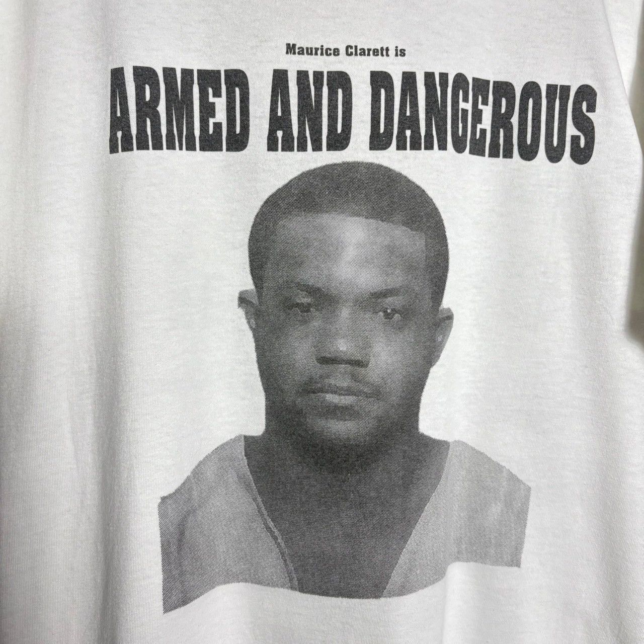 Vintage Vintage Maurice Clarett Armed Dangerous Graphic T-Shirt Size US L / EU 52-54 / 3 - 3 Thumbnail