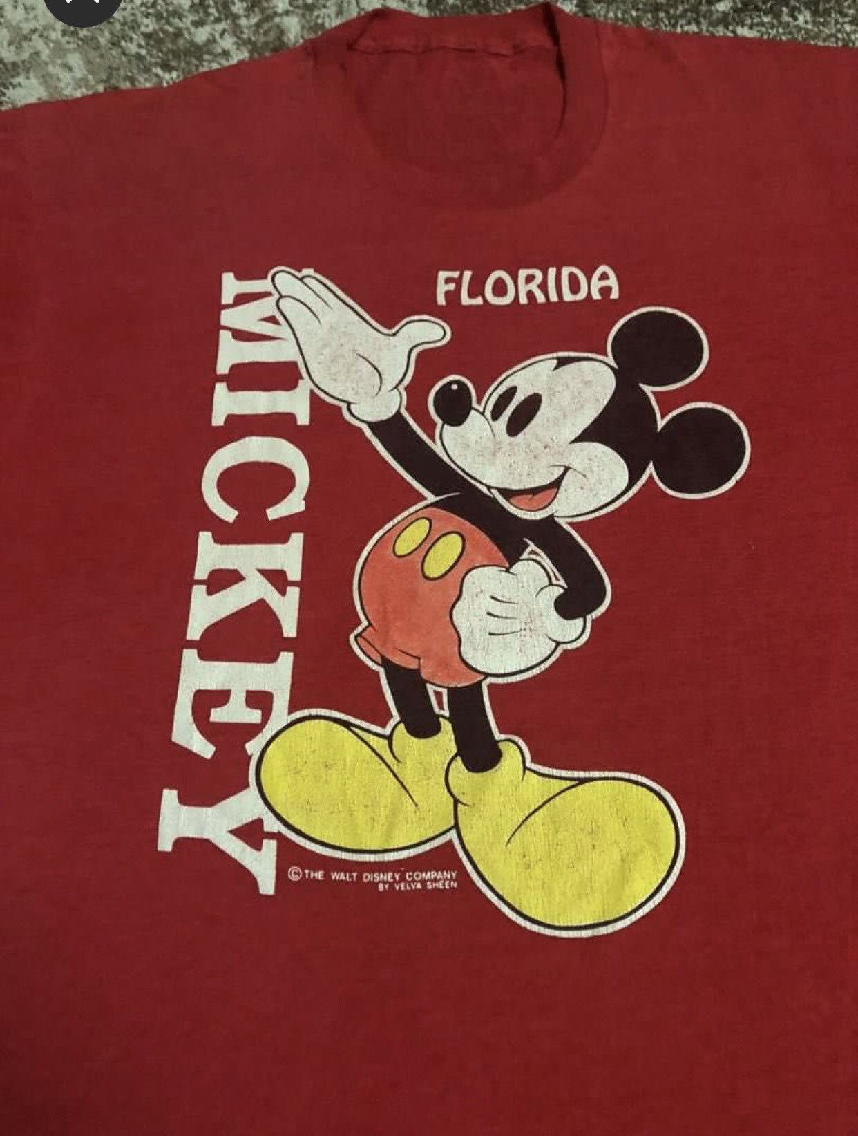 Mickey Mouse × Vintage Vintage Mickey Mouse tee by Velva Sheen Size US L / EU 52-54 / 3 - 2 Thumbnail