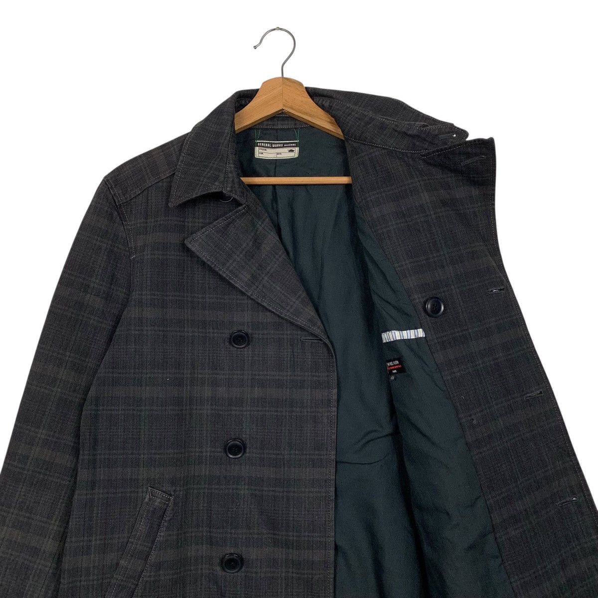 Michel Klein Michel Klein Homme Paris Tartan Double Breasted Coat Size US M / EU 48-50 / 2 - 10 Thumbnail